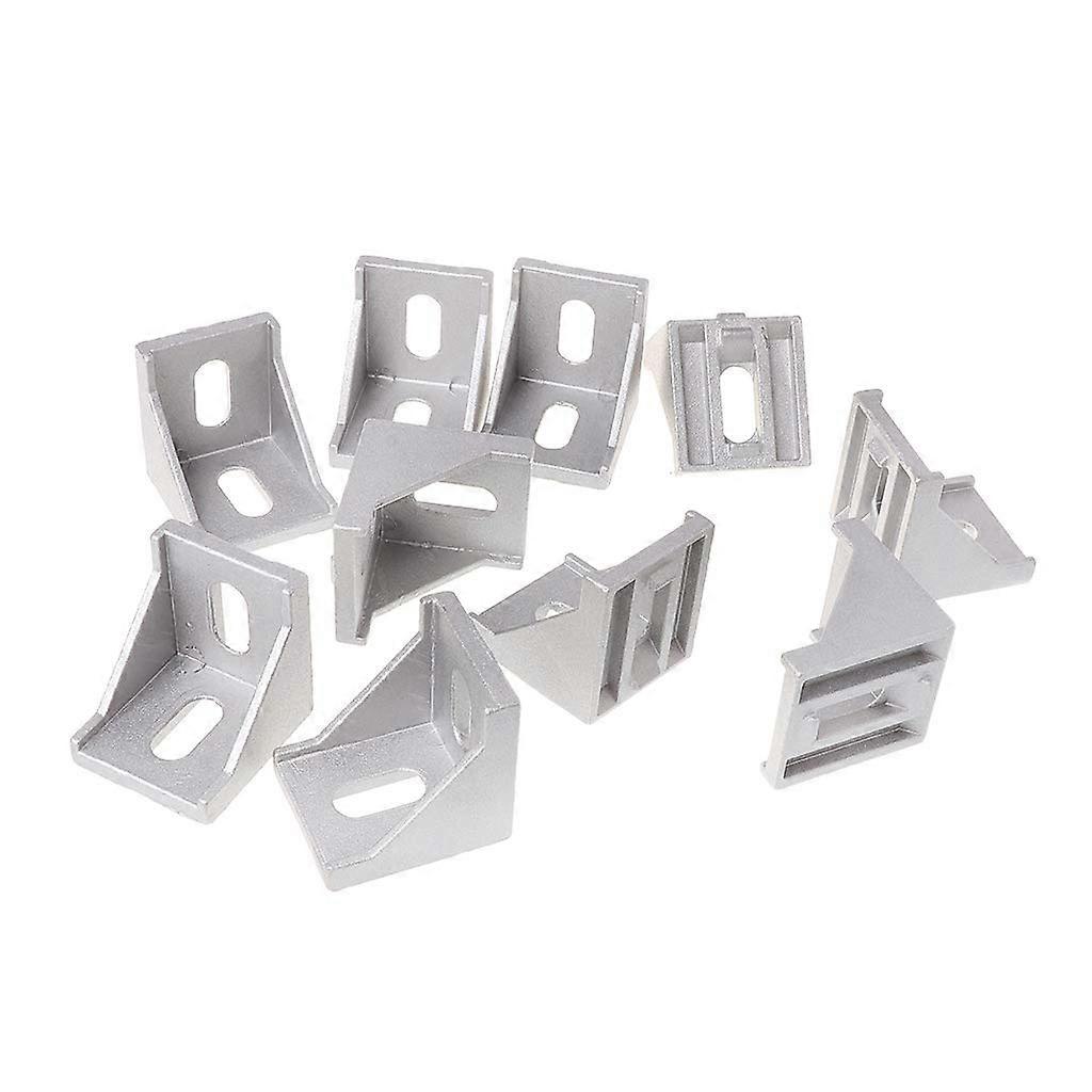 4040 mounting bracket, 40 x 40 l, aluminum, corner bracket, 10 pieces Ref: 3955