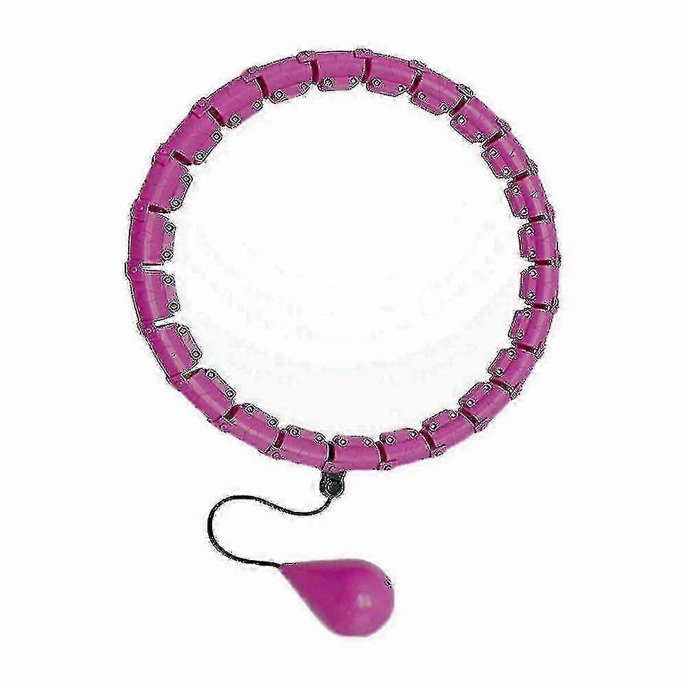 فيتنس سمارت هولا هوب 24 عقدة أطواق قابلة للفصل تفقد الوزن الرياضة س ب