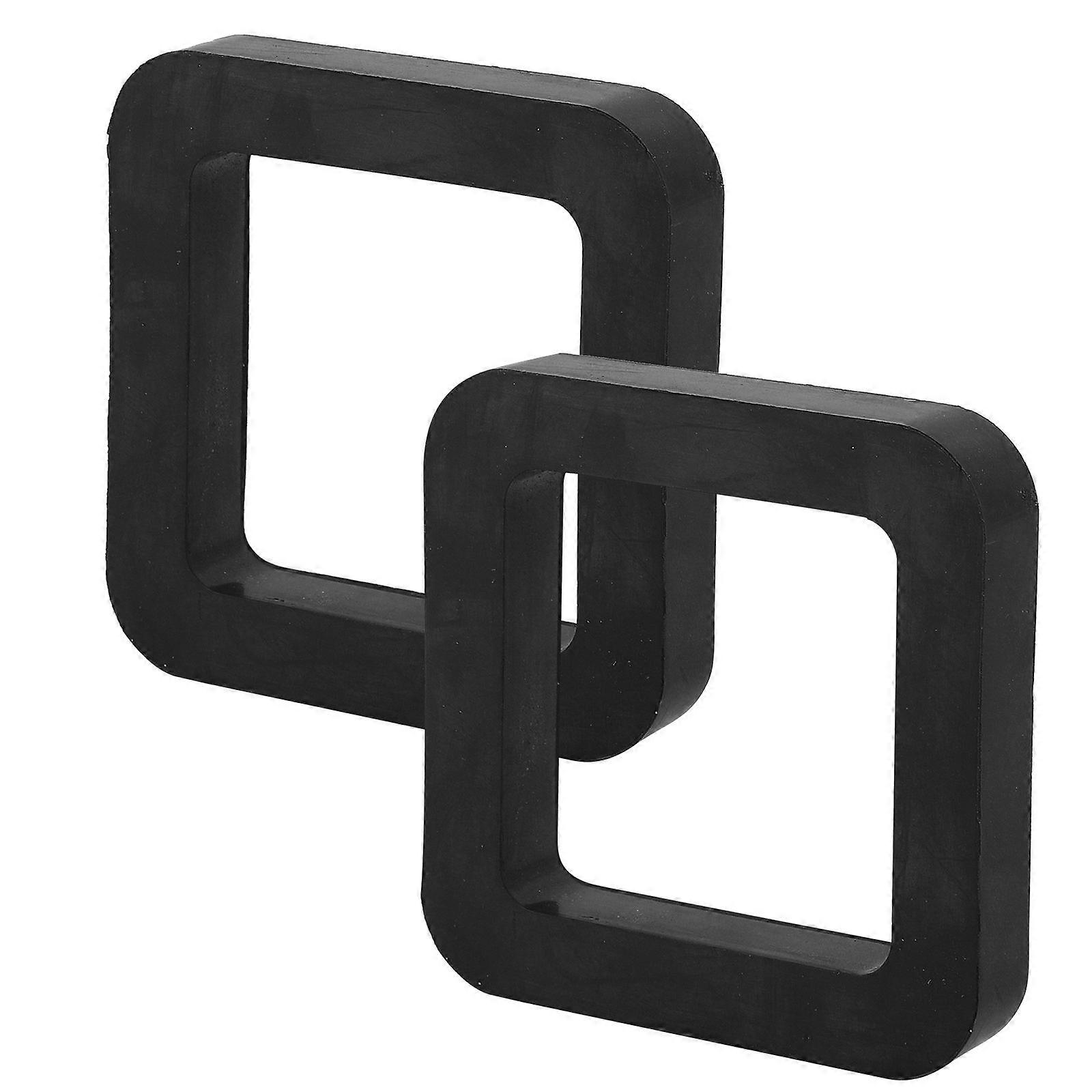 Trailer Hitch Receiver Silencer Pads   2pcs Cushions for Noise Reduction, Eliminate Road Rattle, Durable and Easy to Use
