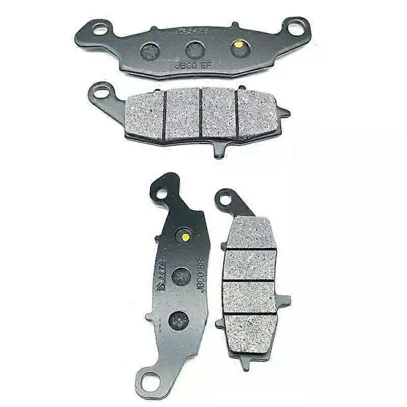 con For KAWASAKI ER400 ER-4n 2011 2012 2013 Ninja 400 400R EX400 2011-2017 Zephyr ZR400 ZRX-II 1996 1997 Front & Rear Brake Pads Kit