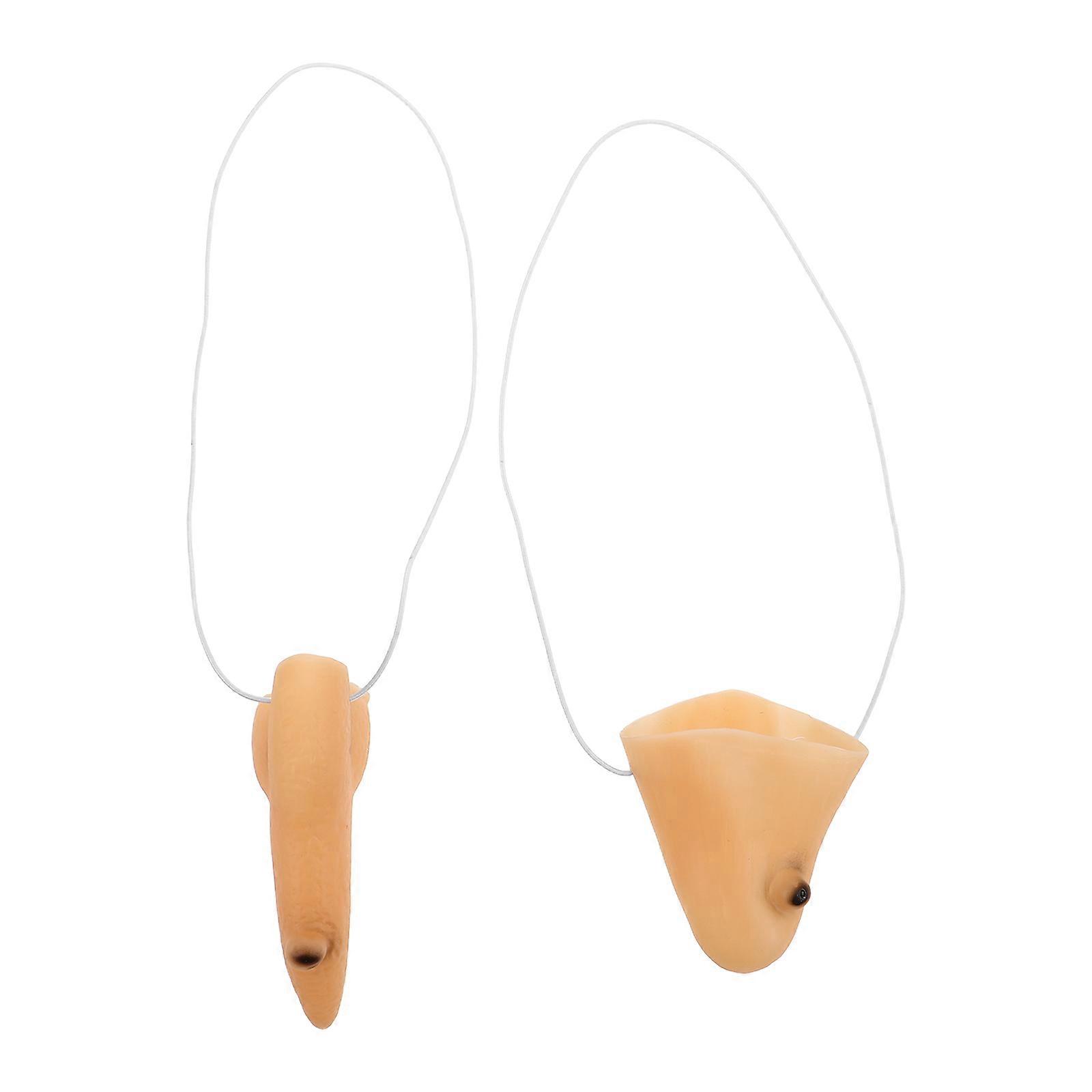 Masquerade Mask For Women Halloween Witch Nose And Chin 1Set