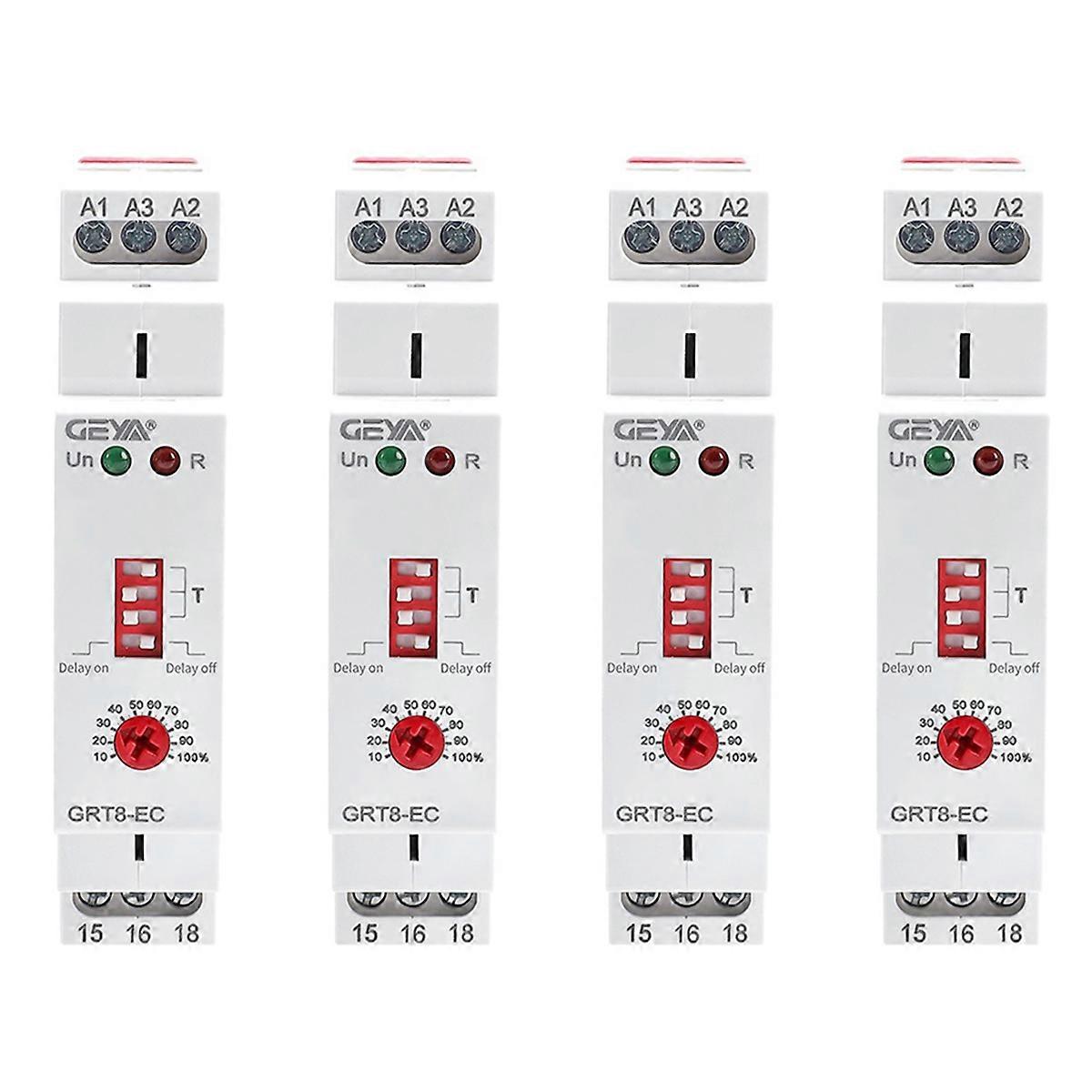 GRT8-EC 10A Dual Timer Relay on Delay or Off Delay Relay AC230V