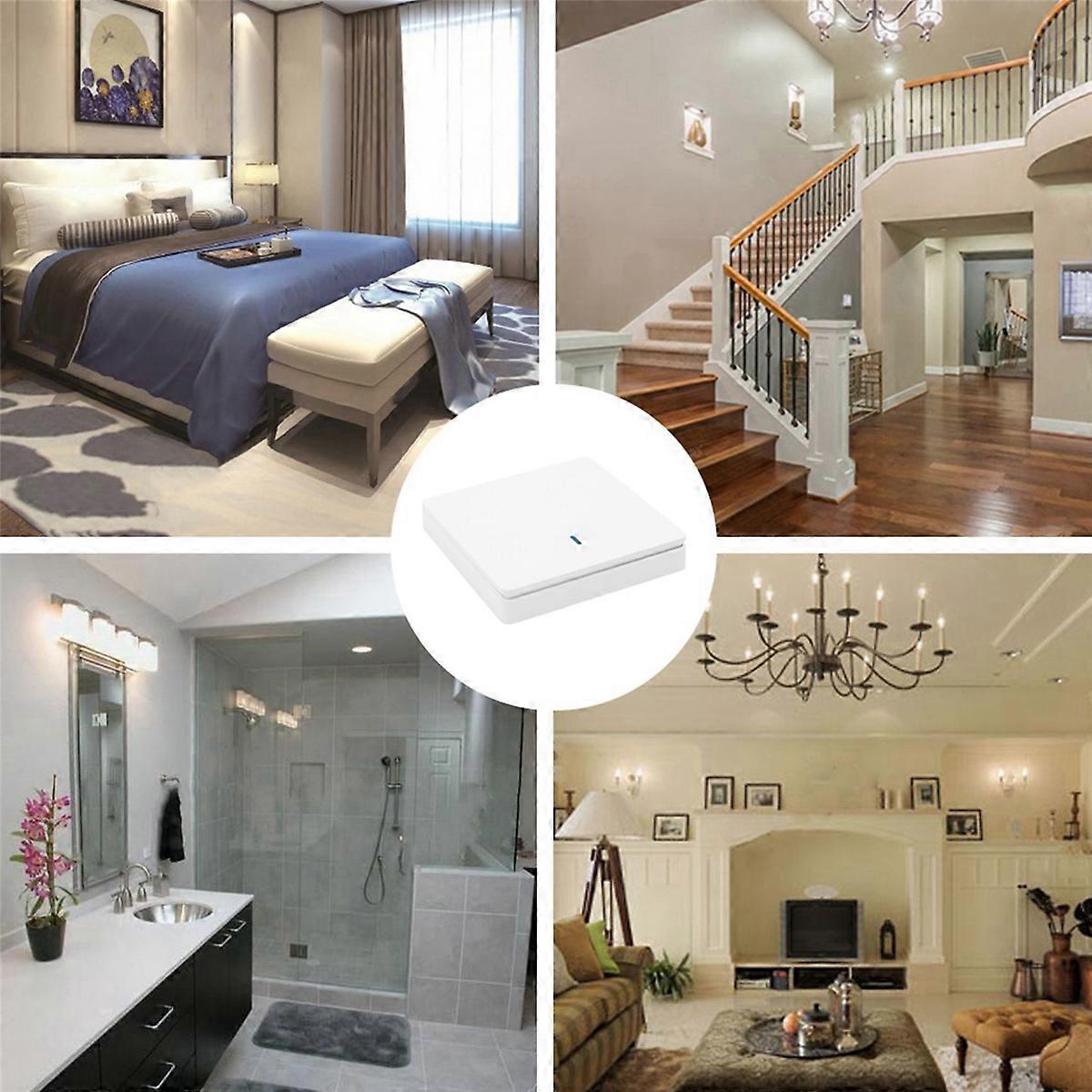 3X Wireless Smart Light Switch 433MHz Lighting Control Intelligent Switch AC 90-250V 10A Module( 1 W