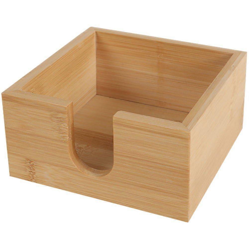 Wooden Paper Dispenser Tissue Box and Napkin Holder, Multifunctional 3x14x7cm for Living Room and Restaurant Use