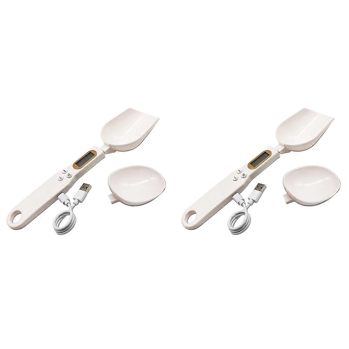 USB Charging Measuring Spoon Weighing for Powder Flour Kitchen Tool