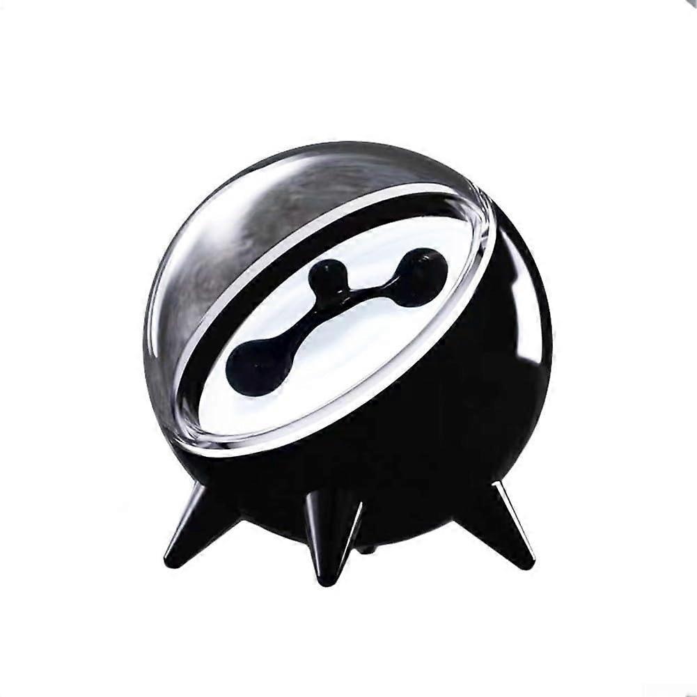 Interactive ferrofluid music lamp, fascinating patterns for your home or office (black)