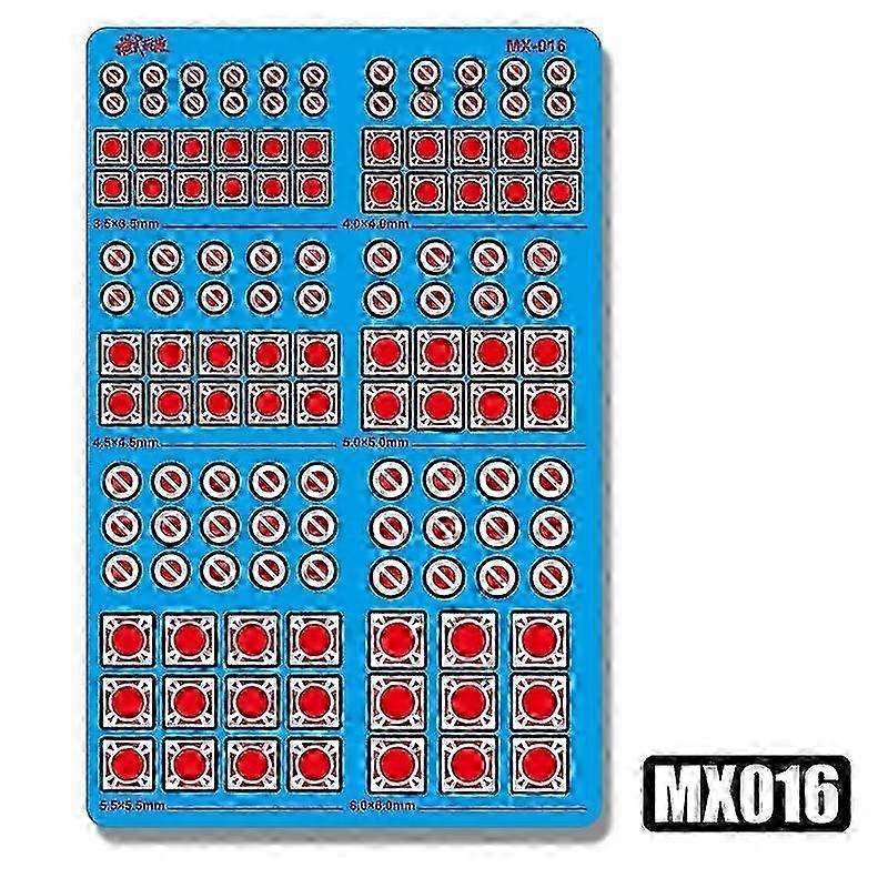 Square Combined Air Net Upgrade Metal Etch Plate Kit for Hobby Transform Accessories