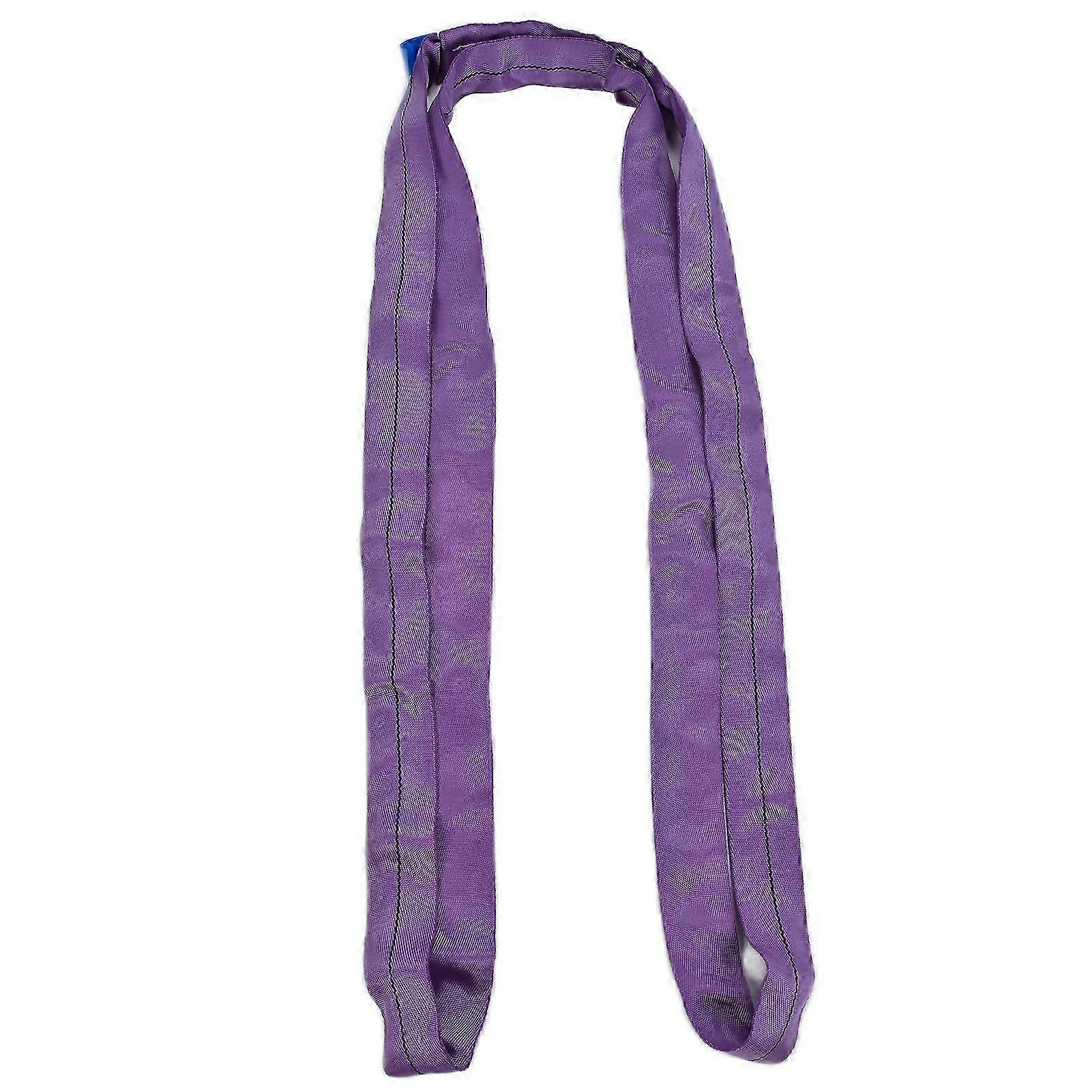 1T Round Lifting Sling Endless PES Flexible Straps High Strength Crane Rigging Accessories 5 Meters