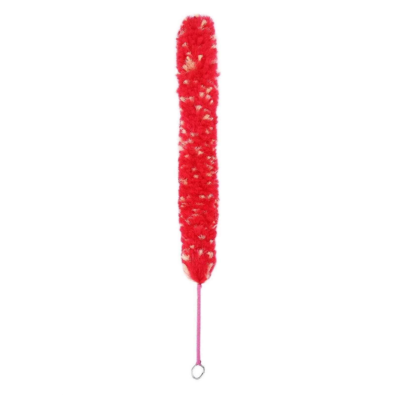 Red Nylon Practical Flute Cleaning Brush for Effective Removal and Maintenance of Musical Instruments