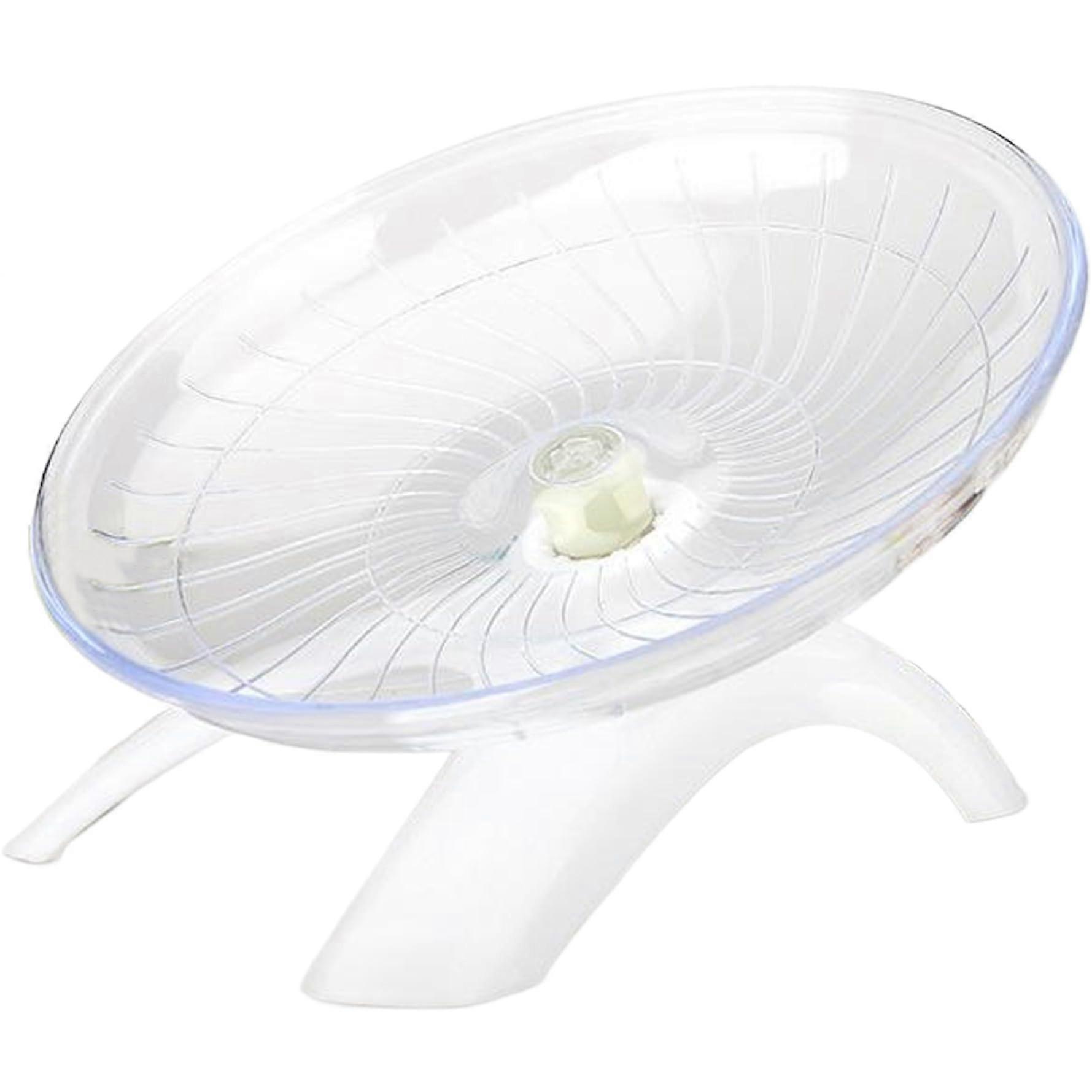 White Rat Wheel for Gerbils, Dwarf Hamsters, Rats, and Other Small Pets