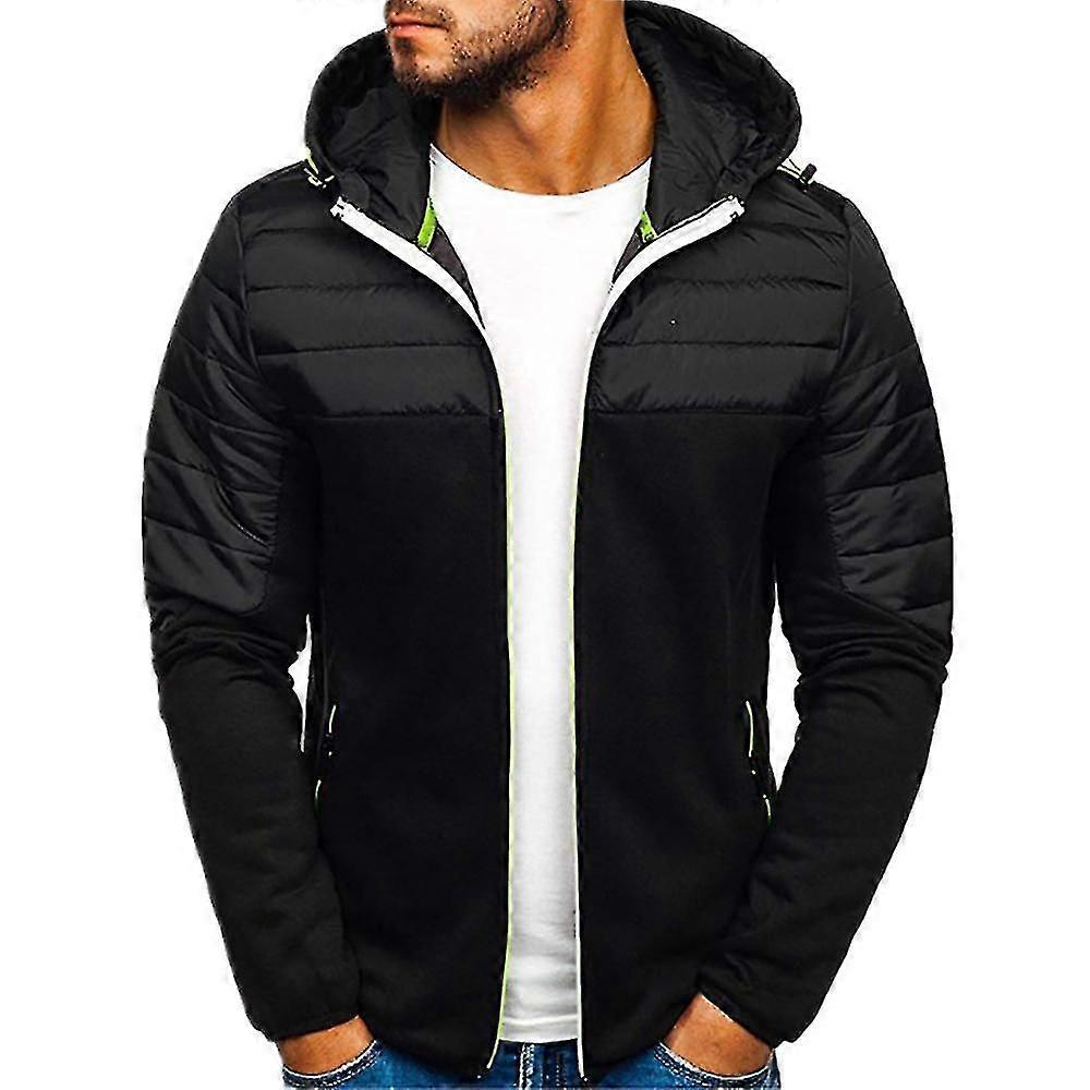 Men Zip Hooded Hoodie Jacket Coat