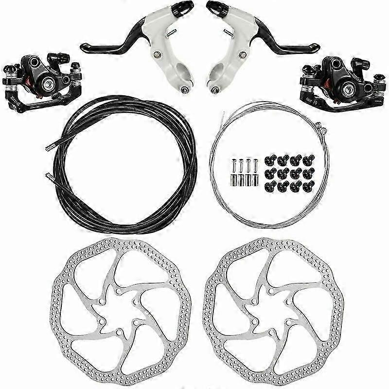 Mechanical Disc Brake Assembly, Smooth Power Modulation for Universal Bike Front and Rear Brake, Easy Installation Kit for Your Next Adventure