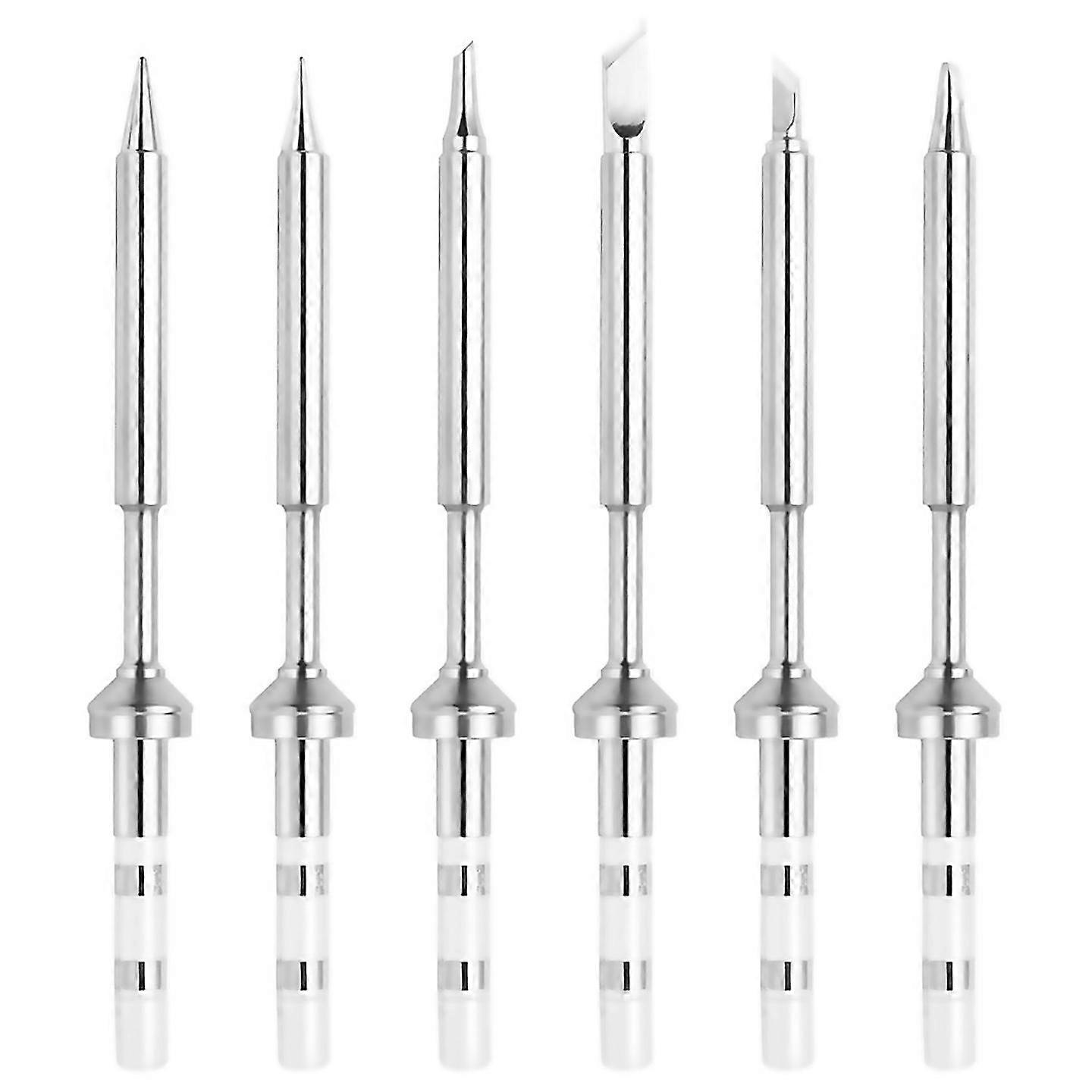 For 6pcs Compatible For Pinecil Ts100 Soldering Iron Tips Replacement,mini Portable