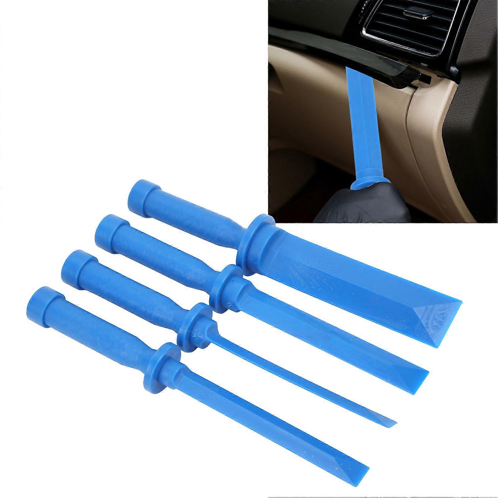 4PCs Plastic Chisel Scraper Set Non Marring Universal Scraper Remover Tool Kit for Removing Adhesive Sticker Decoration 
