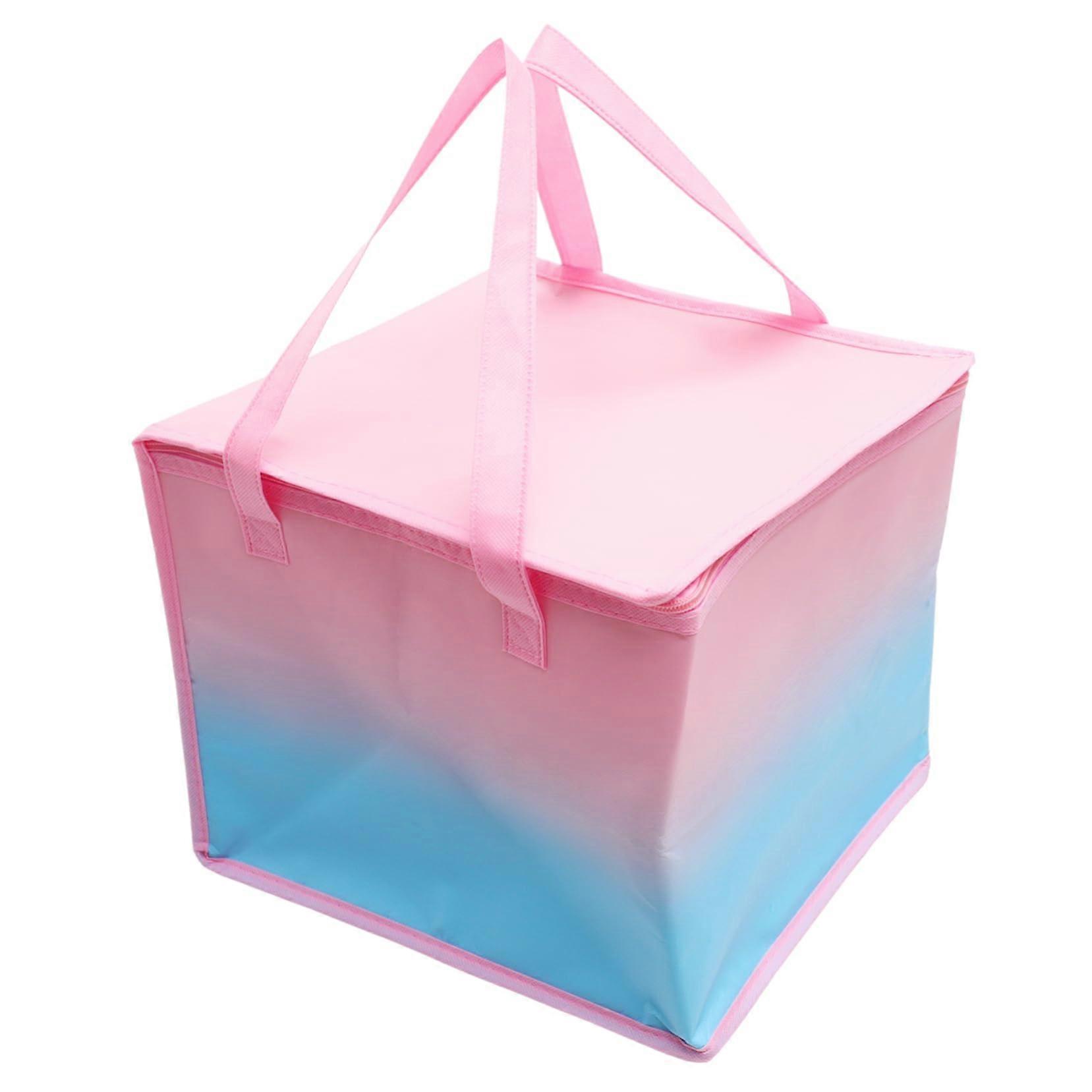 Insulated Food Cooler Bag with Zipper for Decorative Insulation