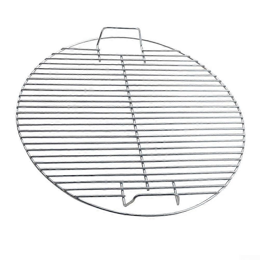 Round grill grate, 44.5 cm diameter, stainless steel grill, even heating for WEBER 47 cm kettle grill enhances the grilling experience.