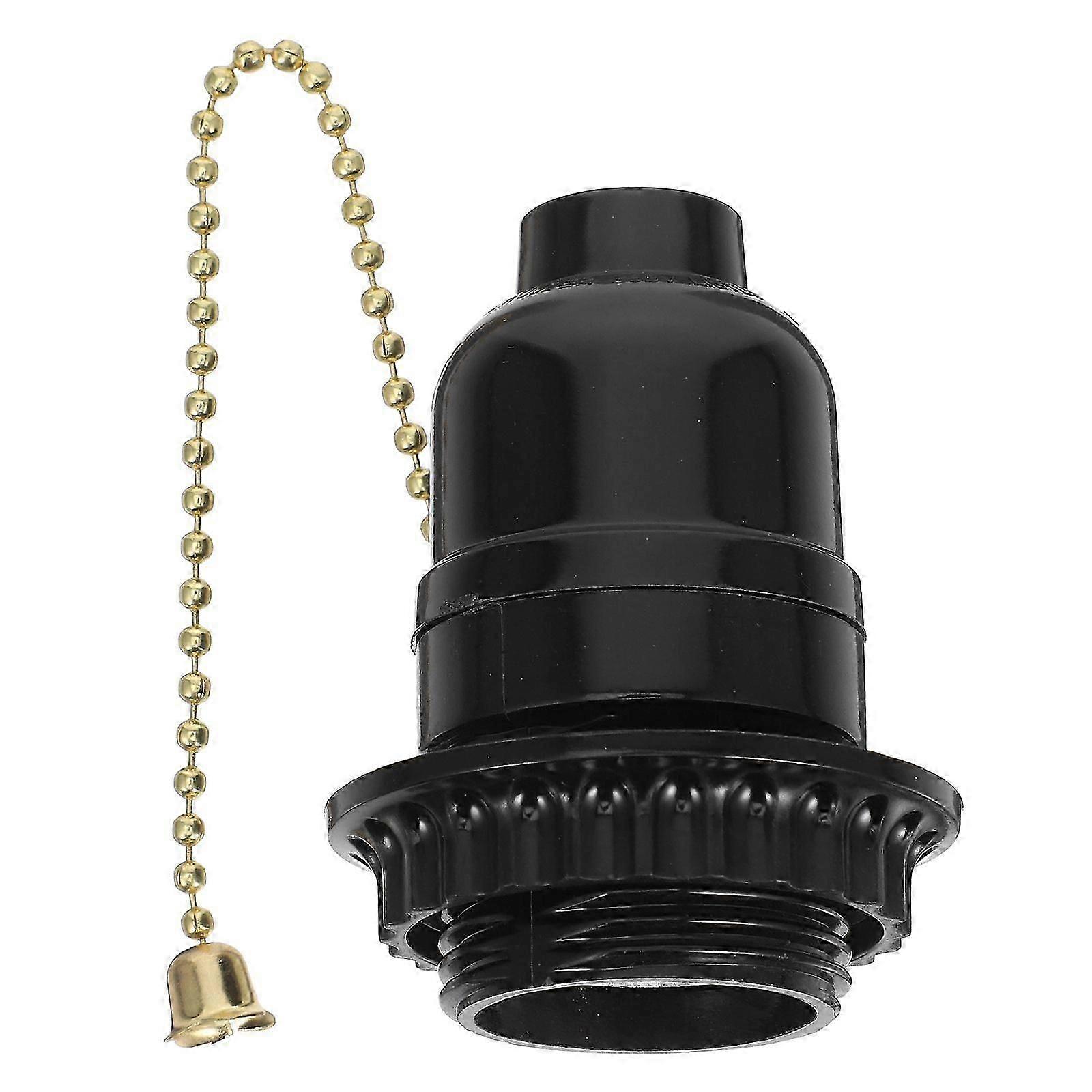Ceiling Light Lamp Holder Lamp Base with Pull Chain Replacement E27 Lamp Holder with Pull Chainjj