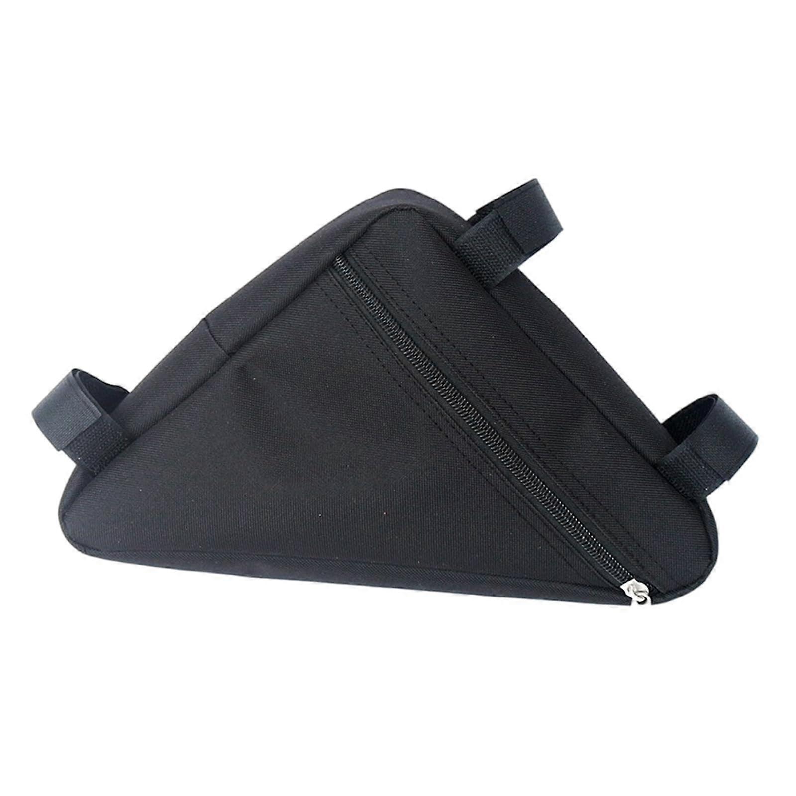 Waterproof bicycle bag with triangles, adjustable storage bag for safe cycling at night in the dark.