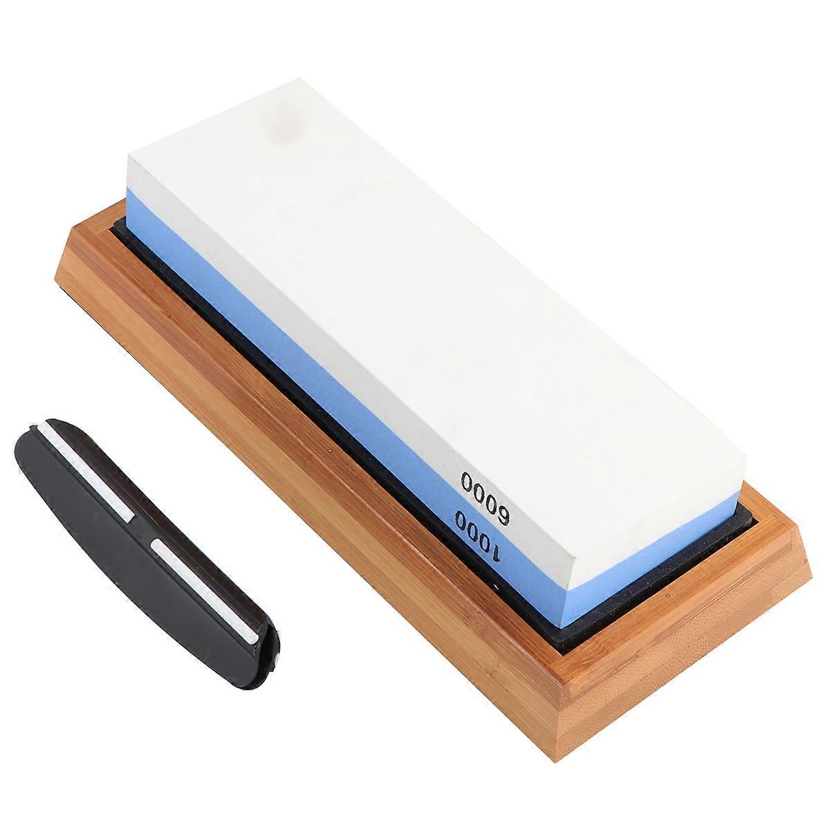 Water Stones for Sharpening Double Sided Sharpening Stone Tool Maintenance Heat Resistant Wood Material 1Pcs