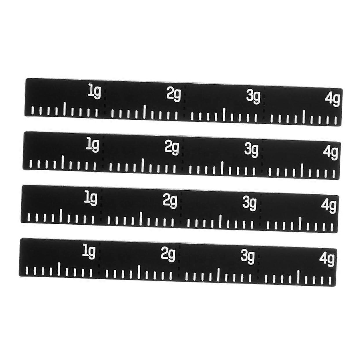 4 pieces weights for tennis racket silicone pads for racket weighting strip weight for racket weighted strip part black silica gel