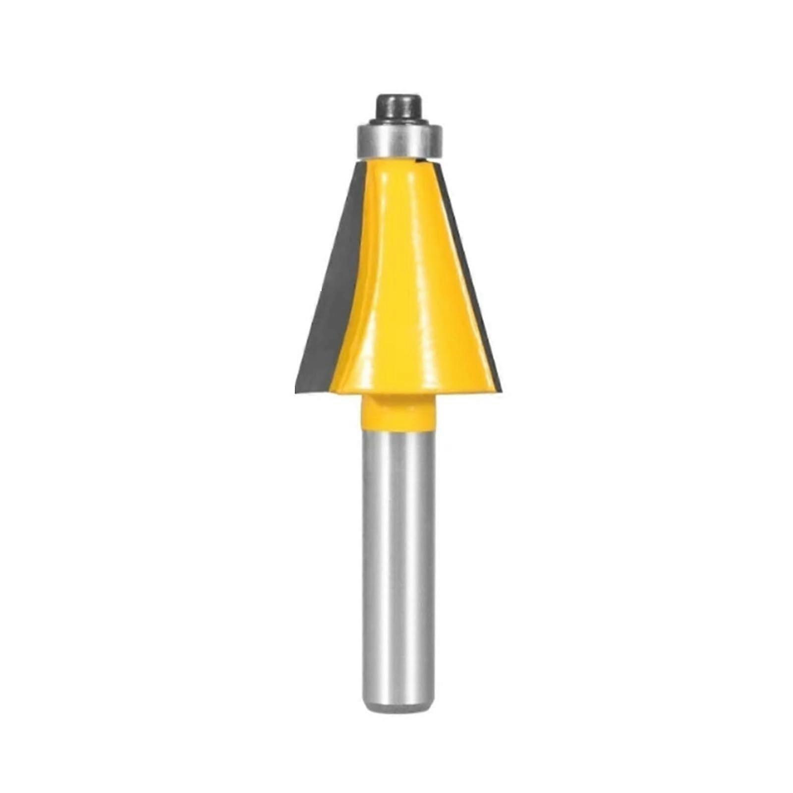 1PC/3PCS 8MM 15/22.5/30 Degree Bevel Edge Router Bit Woodworking Milling Cutter for Wood Planer (8x26.3x1)