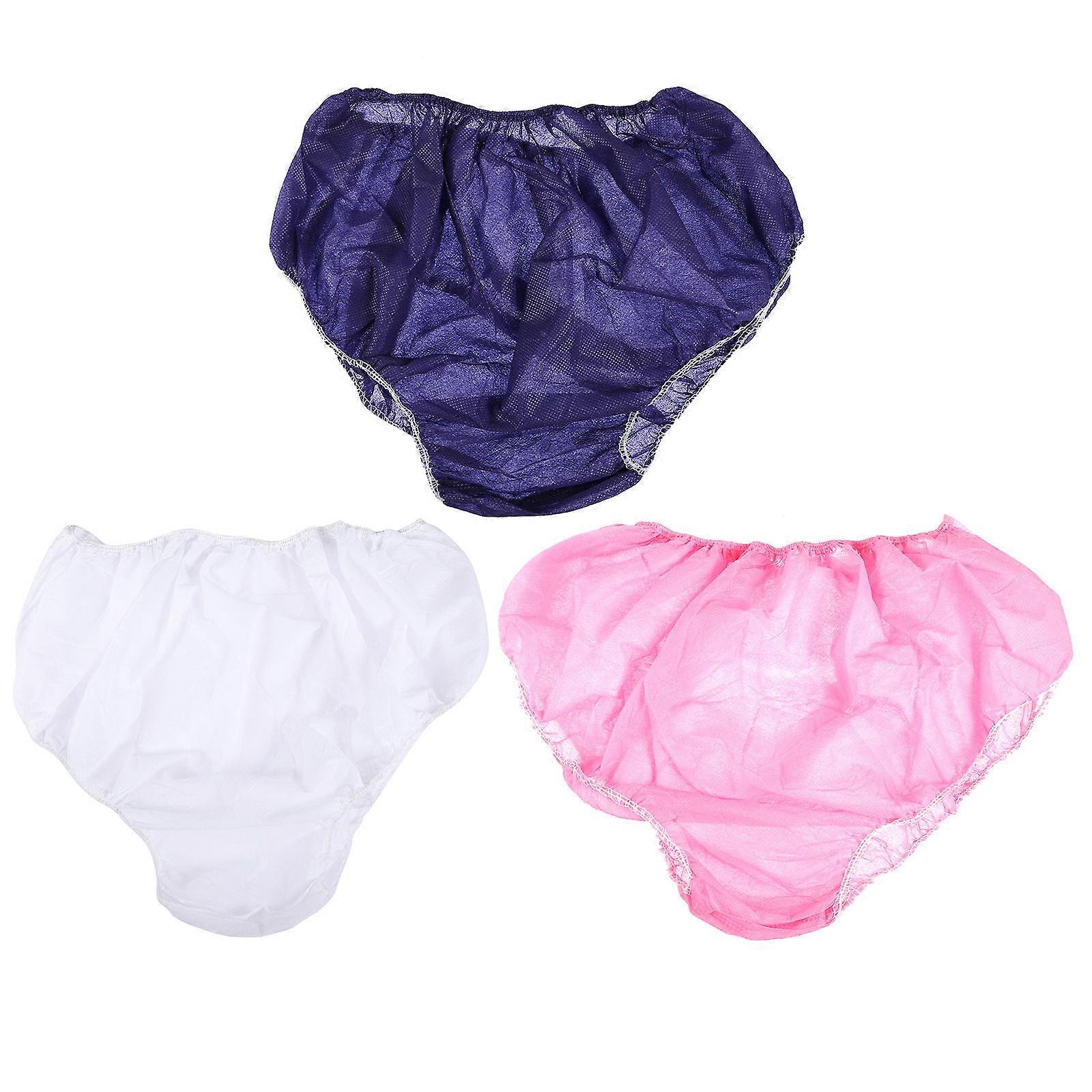 30pcs Disposable Non Woven Underpants for Female Spa Panties