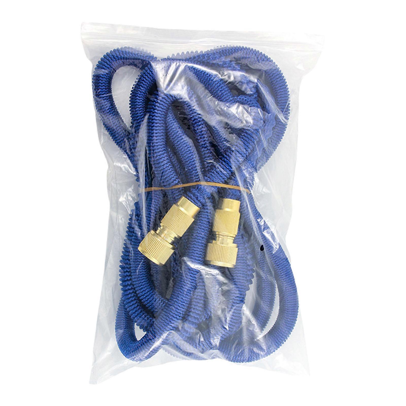 Lätt expanderbar trädgård ren slang med förstärkta kopparkontakter läckagesäker design för bevattning utomhusbruk flerfärgad