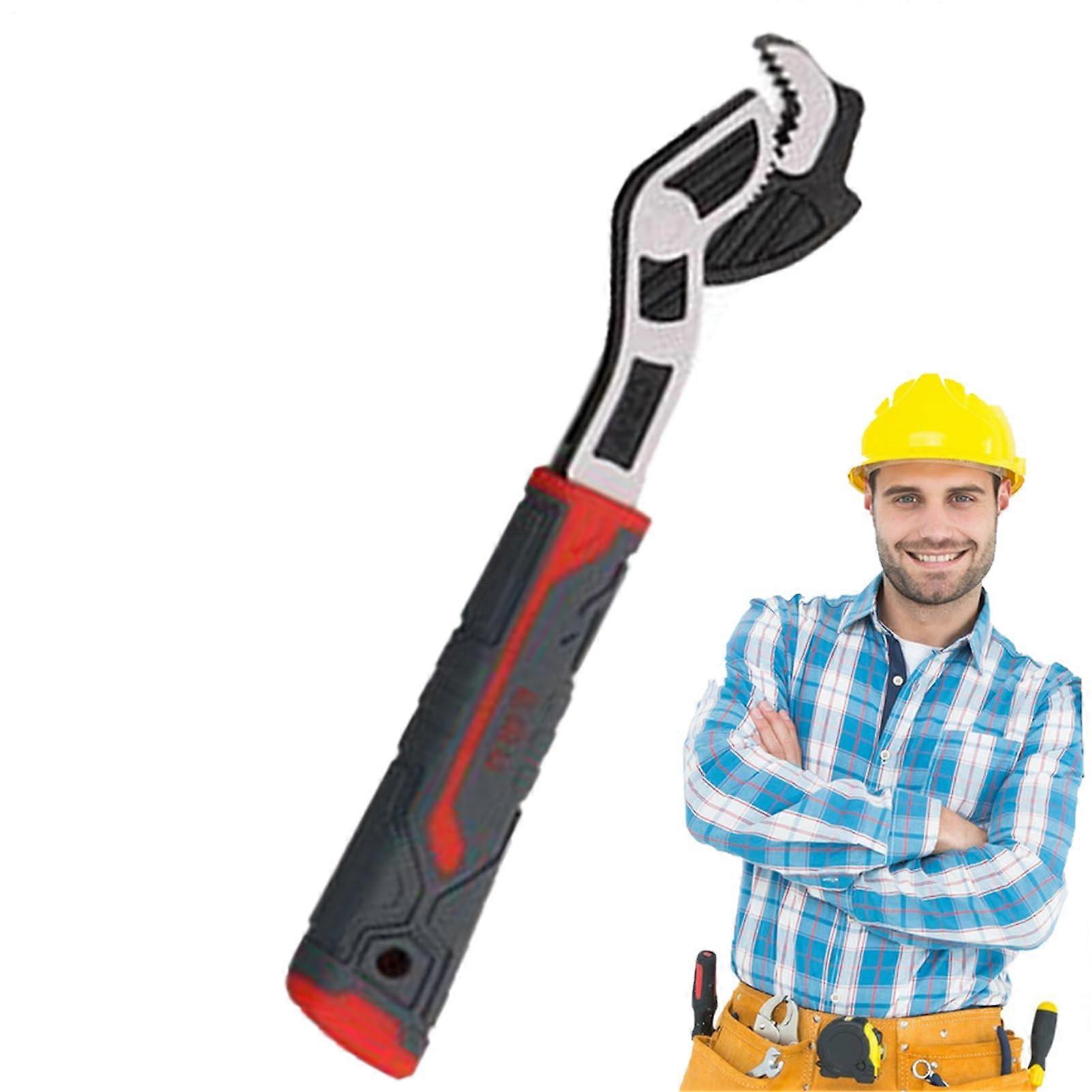 Adjustable Hose Nut Wrench Tool – Compact Design for Tight Spaces, Multifunctional for Plumbing and Pipework Tasks