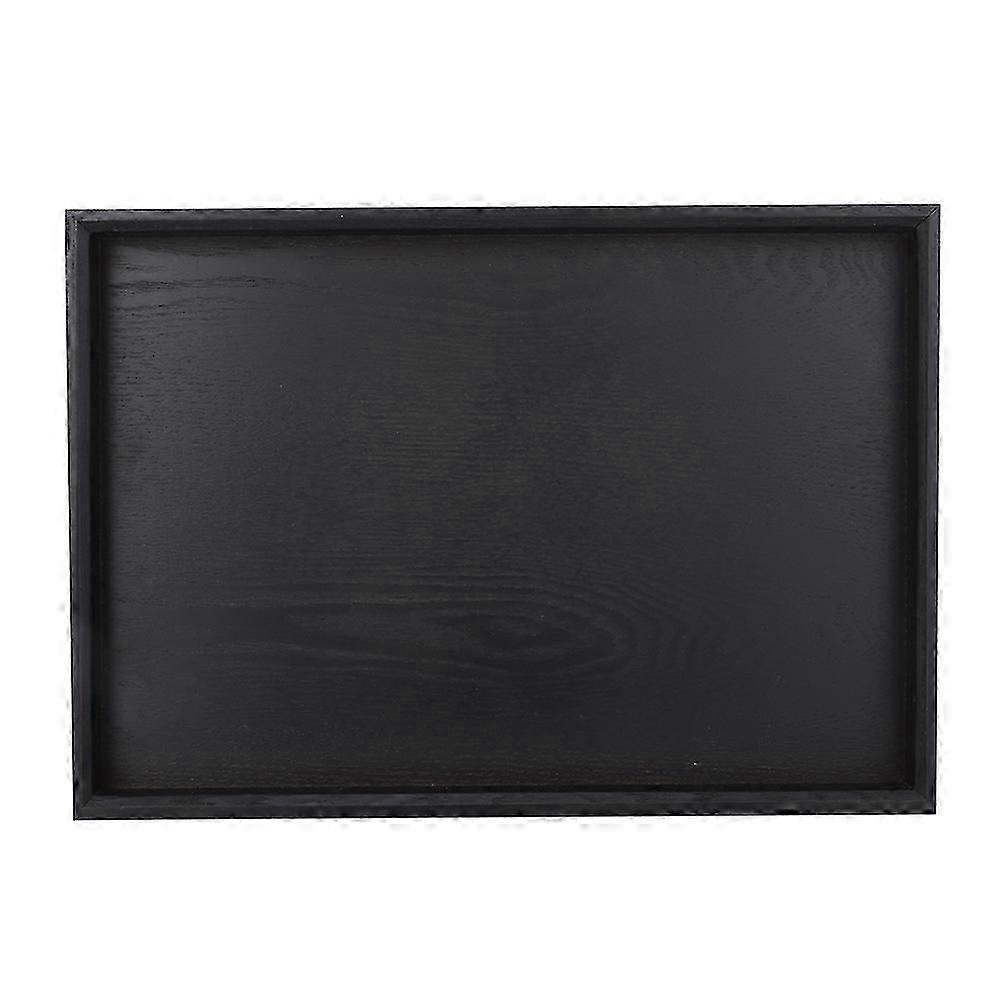 King Size ottomansk bricka för vardagsrum, rustik trädesign ger charm till alla utrymmen, mångsidig med högkvalitativt lövträmaterial (1st)