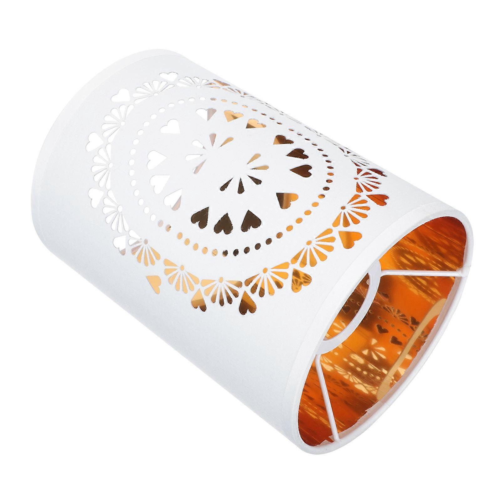 White Dustproof Cloth Lampshade 2pcs Unique Fabric Accessories Classic Modern Table Lamp Shade No Assembly Needed