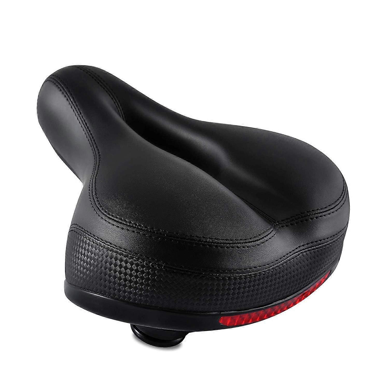 Comfortable Bicycle Saddle for Men and Women, Soft Memory Foam Seat