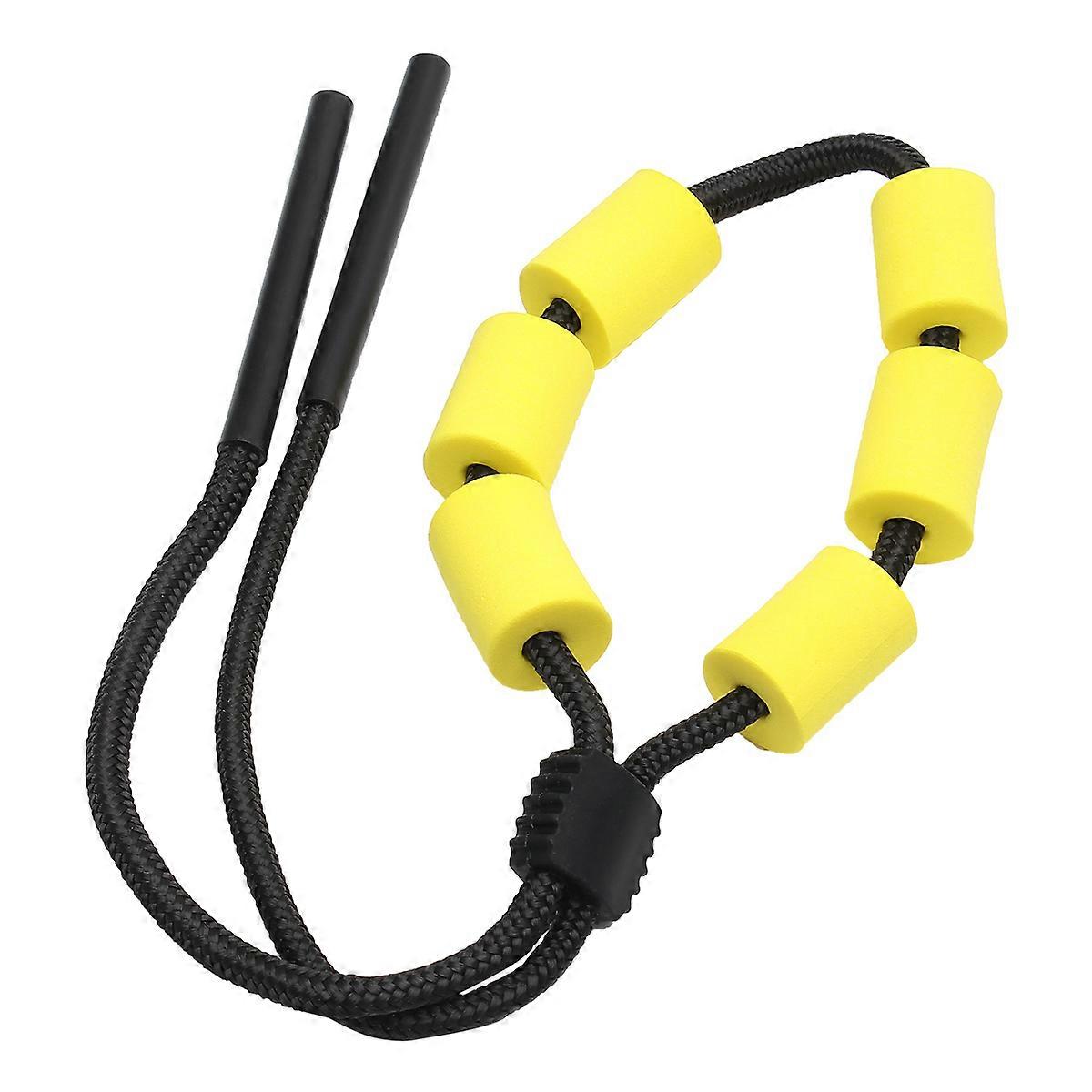 Yellow Glasses Strap Made of Durable Polyester with Foam for Fixing Glasses Stably 1 Piece
