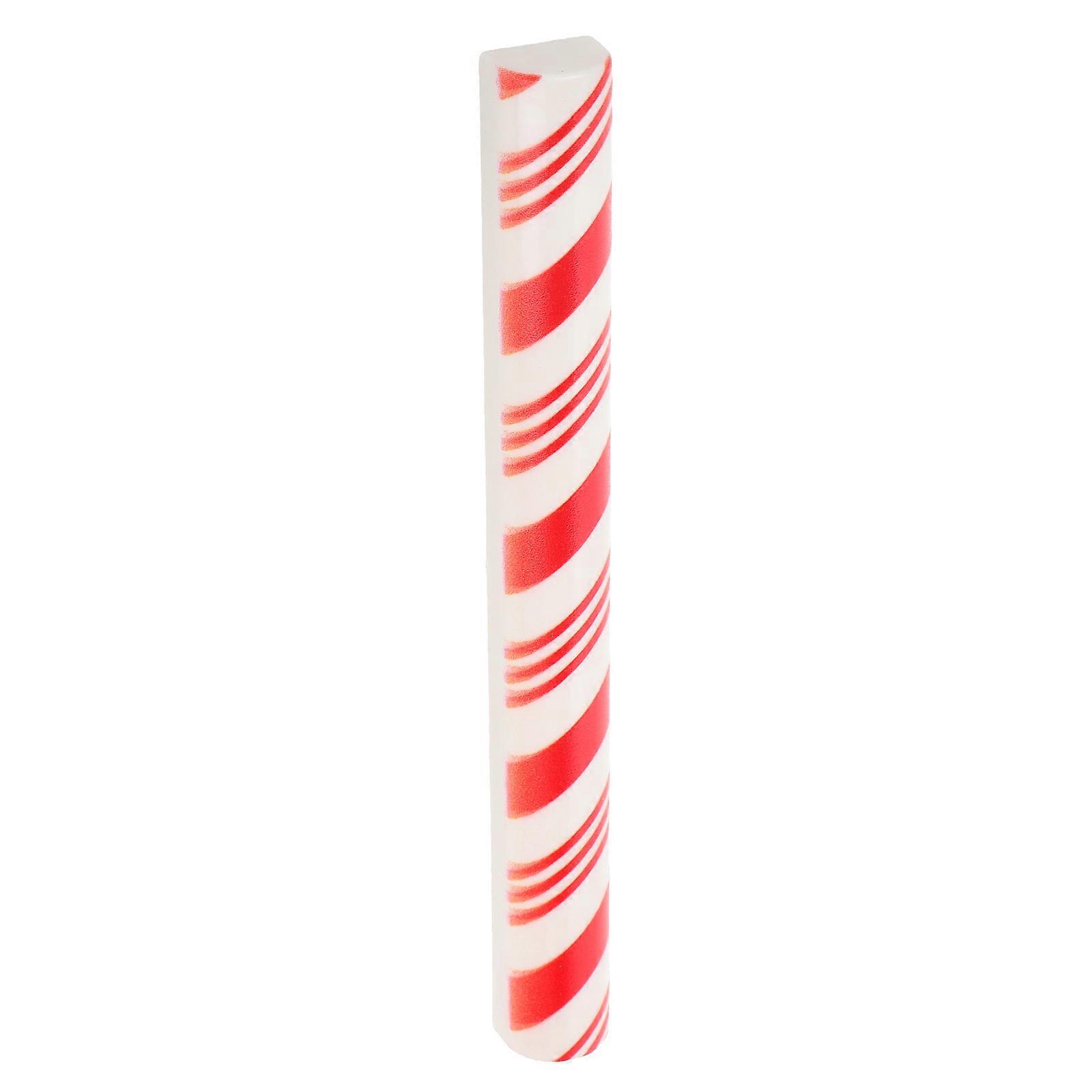 Cabinet Pulls Christmas Decoration Peppermint Stick Shape Assorted Color 14.40x1.50x1.10cm Material 1Pack