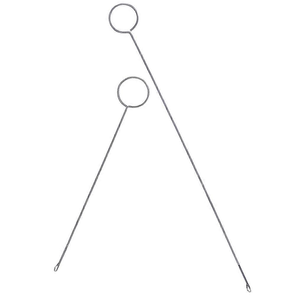 2Pcs Metal Threading Tools for Drawstring Loop Turner Hook and String Threading