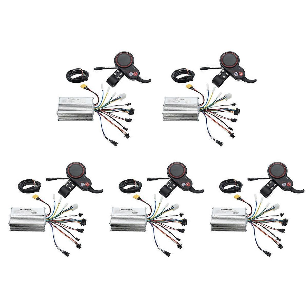 5X 48V 25A Electric Scooter Controller Dashboard Kit with TF-100 Display Scooter for Electric Scoote