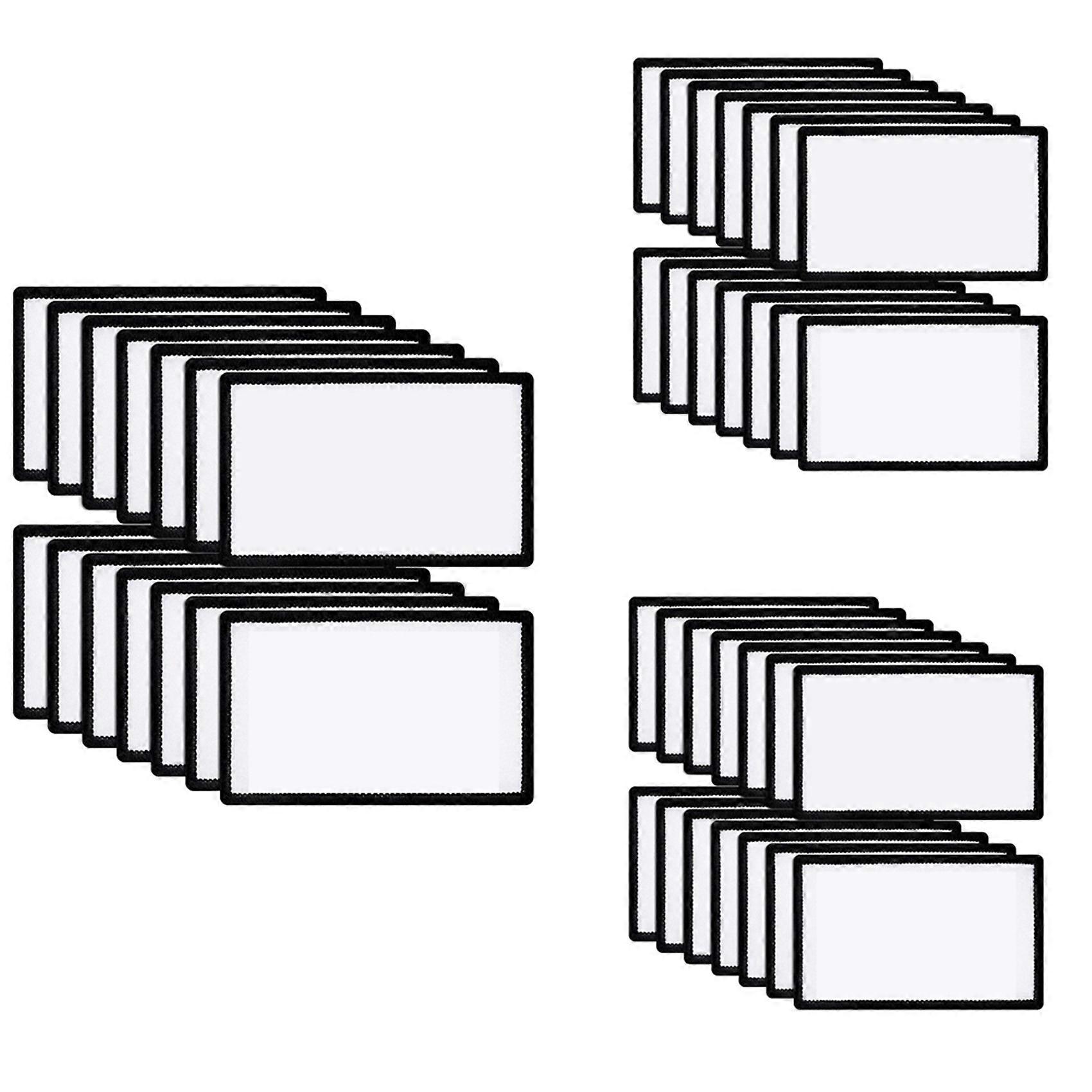 42 Pcs Sublimation Patches Blank Fabric Ironing Rectangular Blank Patches Fabric Repair Patches for