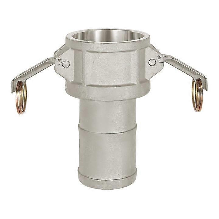 Kamlok 1080311112.212 Quick Coupling Socket, Type C, Aluminium, LW 63, for Plug Diameter 76, Pack of 1