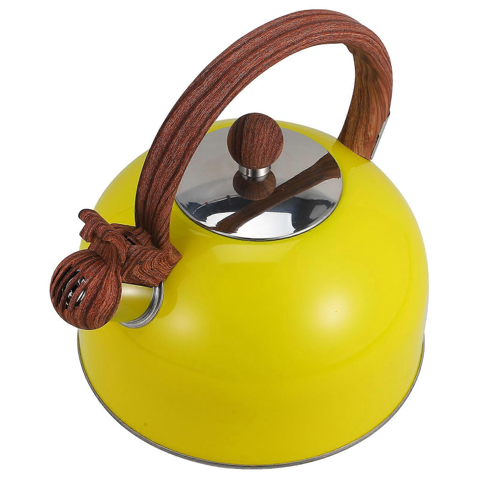 Whistling Teapot Stovetop Kettle For Families 7.5X7.5X8.5in Resistance 1Set