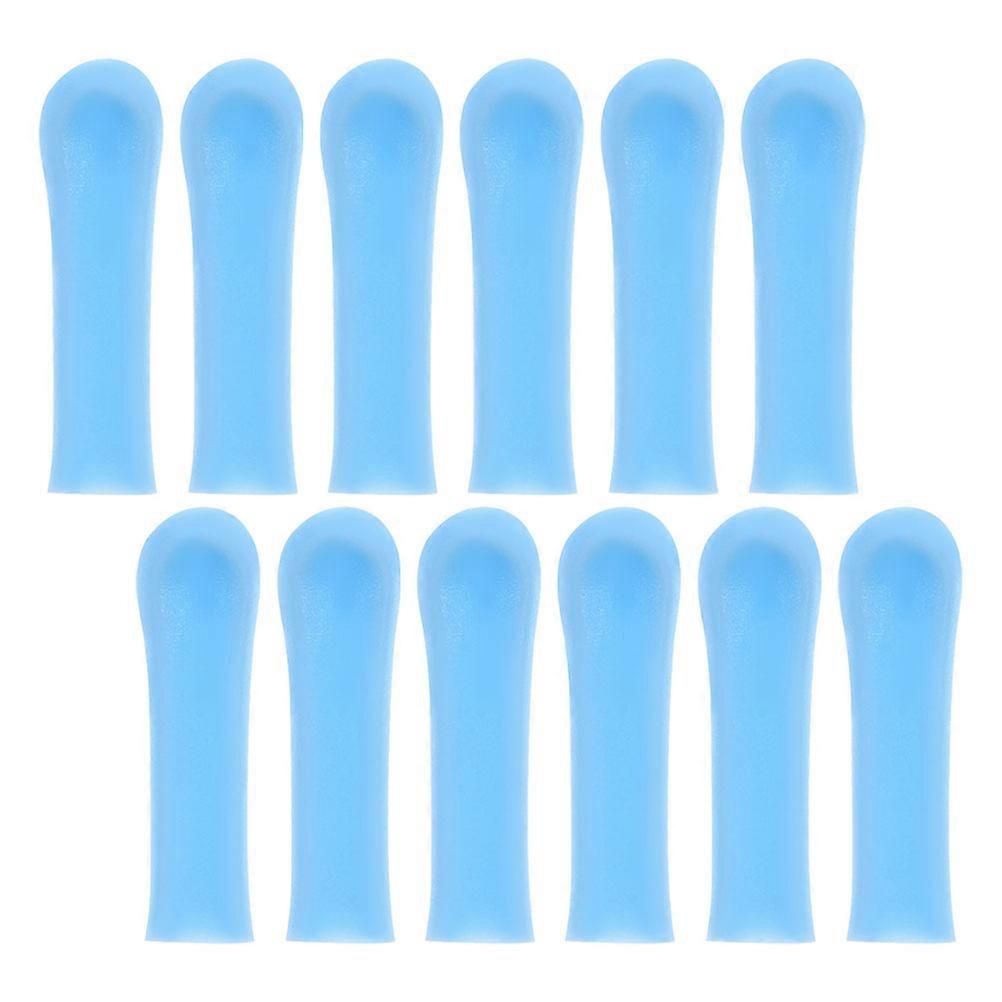 12pcs Silicone Ear Cleaner Replacement Tips Soft Reusable Ear Wax Removal Covers for Durable and Easy Cleaning Use