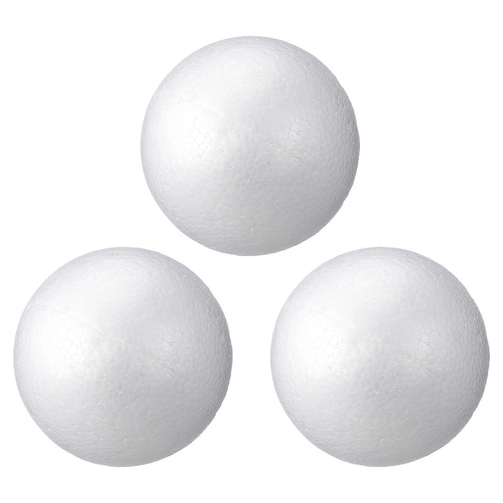 4pcs White Foam Balls For Diy: 15cm Round Foam Ball For Wedding Decorations - Party Supplies Showcase Props And Art Projects