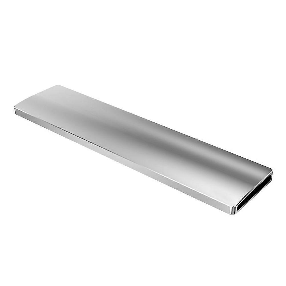 Ergonomic Support Mechanical Keyboard Wrist Hand Rest Silver 36X8.5X1.55CM Stabilization 1Pcs