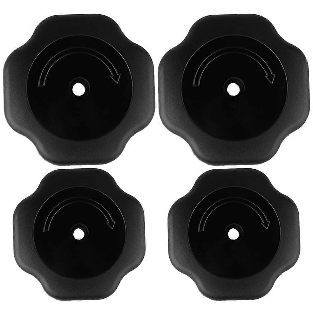 Pressure Cooker Knobs Replacement 4Pcs Black Safety Kitchen Accessories Suitable For Home Users Heat Resistant Design