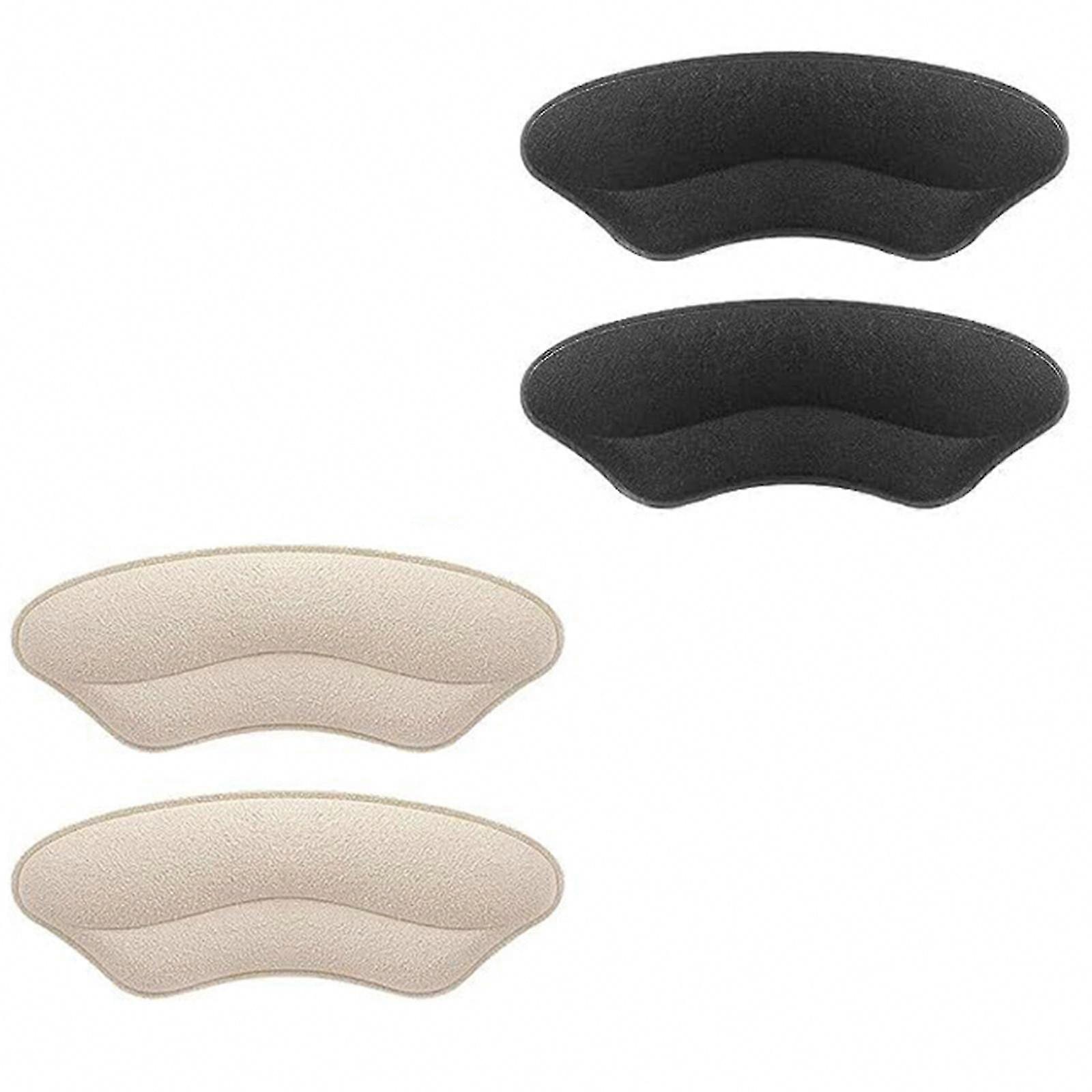 Comfortable Heel Grips Liner Cushions for Shoe Fit 2Pairs Anti Slip Pads Shoe Tightener Inserts Heel Cushion Pads