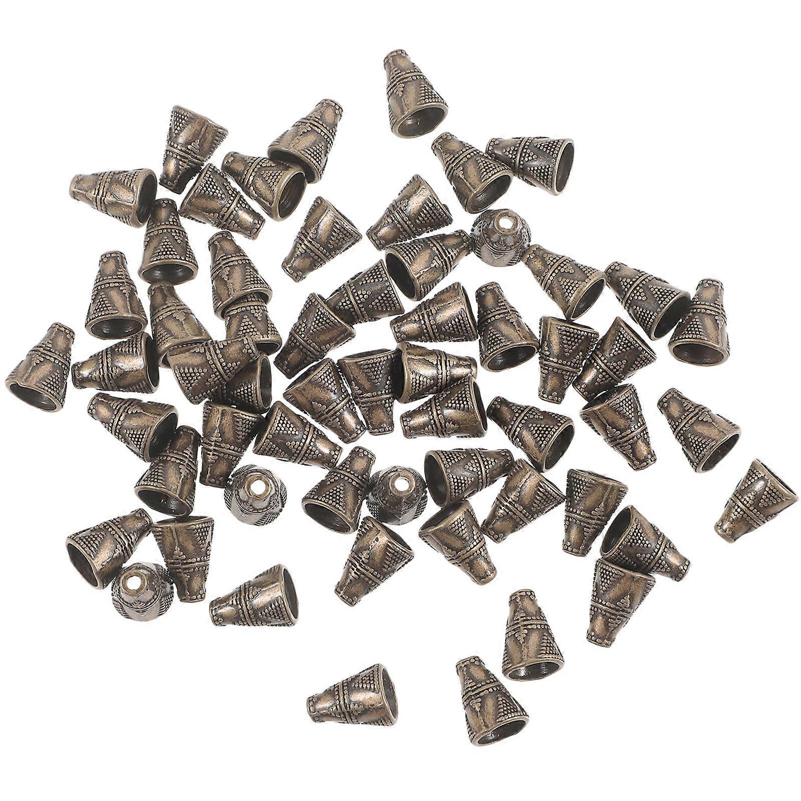 Charming Bronze Decorative Metal Beads for DIY Jewelry Making, Bracelets, Necklaces & Creative Crafting Projects