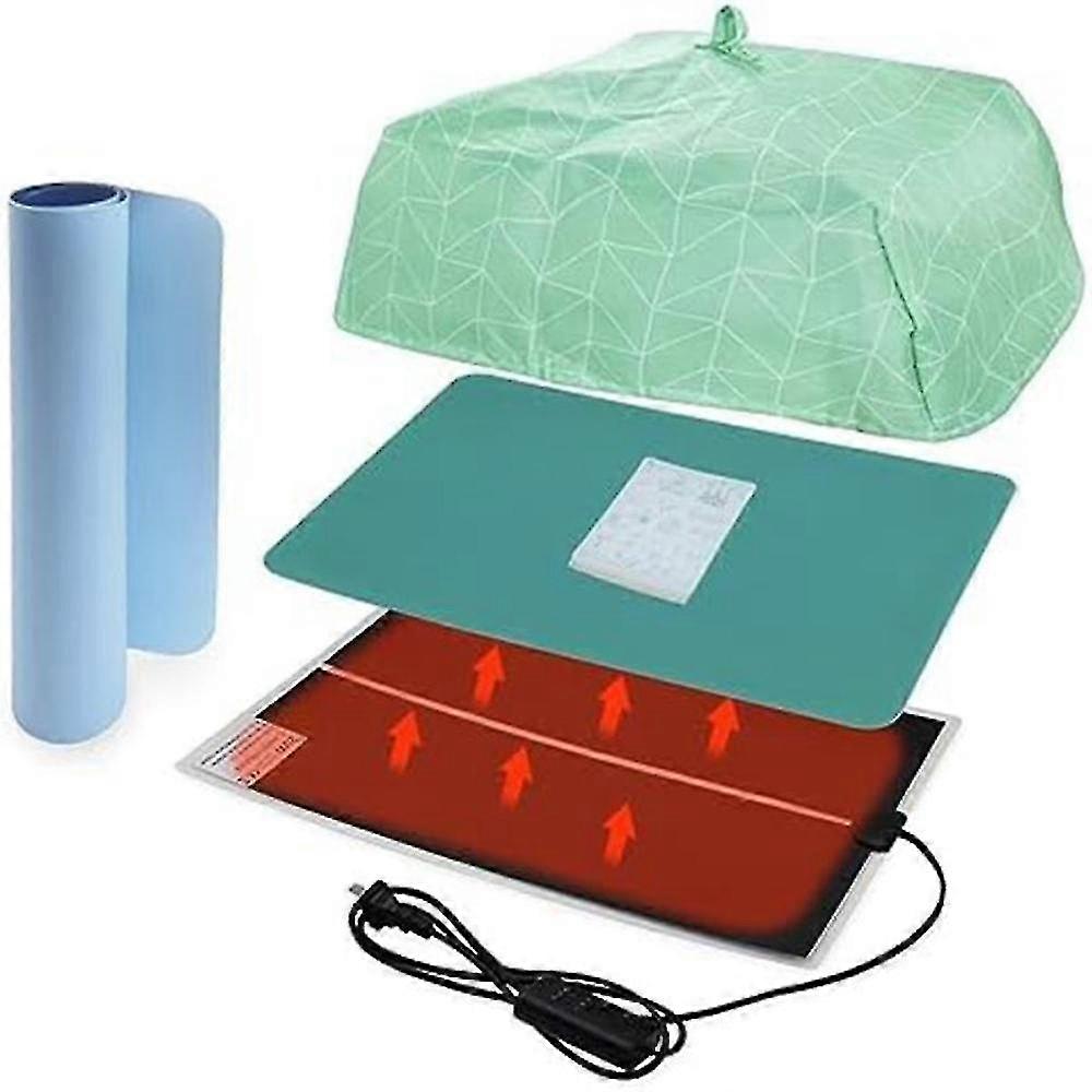 Resin Heating Pad With Timer And Lid-epoxy Resin Drying Tool Set, Resin Silicone Mold Heating Pad,resin Supplies Us Plug SZRH A-S