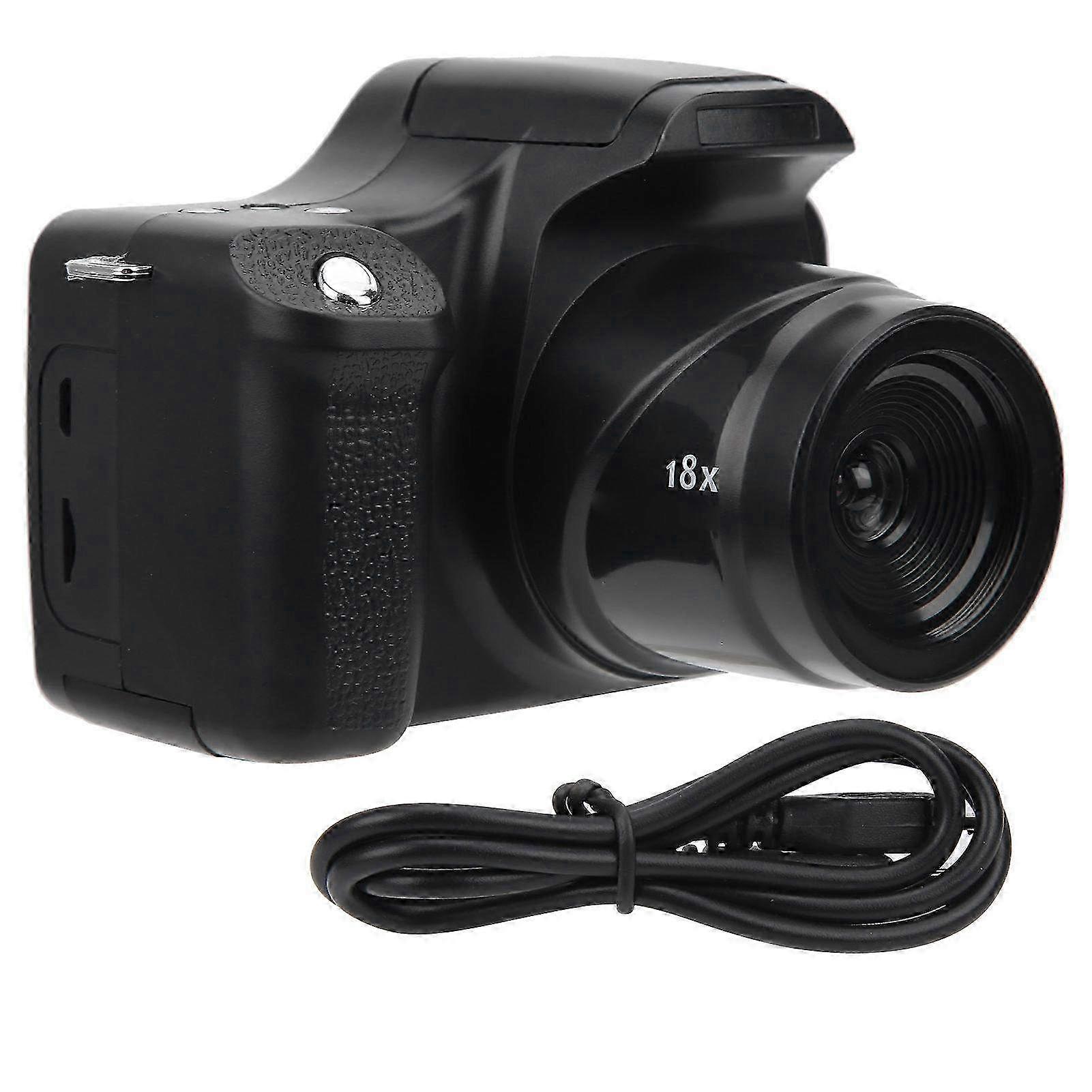 Portable Digital Camera with 18X Zoom & 3.0 LCD Screen - HD SLR Long Focal Length for High-Quality Photography