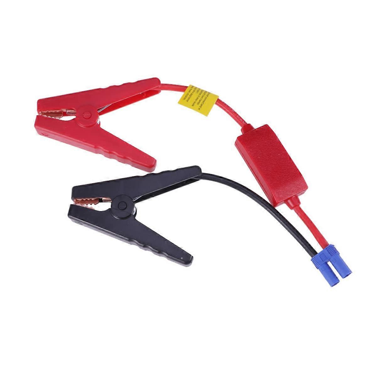 12V Car Clip with Reverse Function, Emergency Start Power Cable Clamp for Car Battery, Cable Clamp for Safe Vehicle Jump Starter Set
