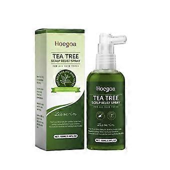 Tea Tree Scalp Relief Spray with Salicylic Acid, Cools & Soothes Dry, Itchy Scalp, Sulfate & Paraben-Free, For All Hair Types