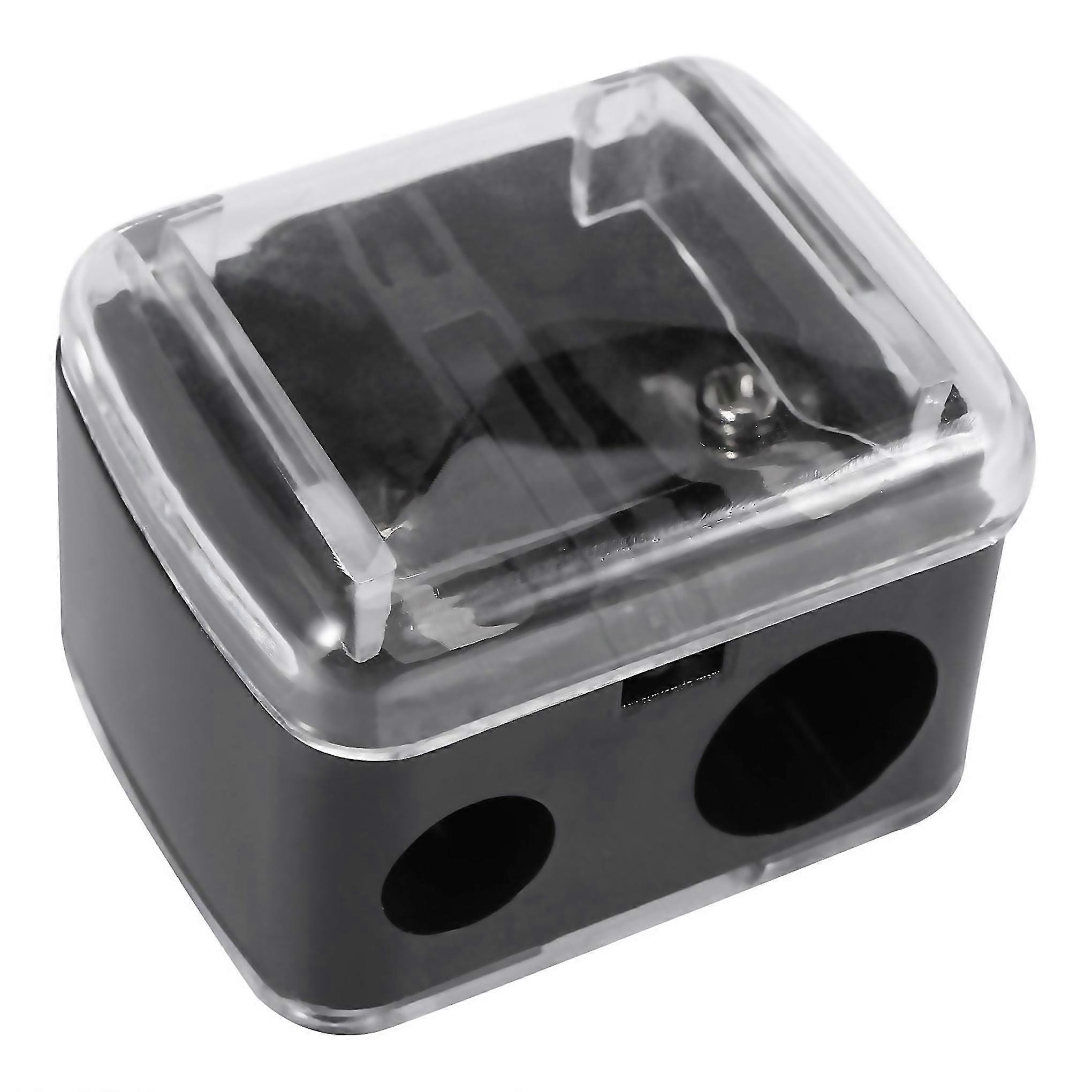 Precision Cosmetic Pencil Sharpener For Eyebrow Eyeliner 2 Holes