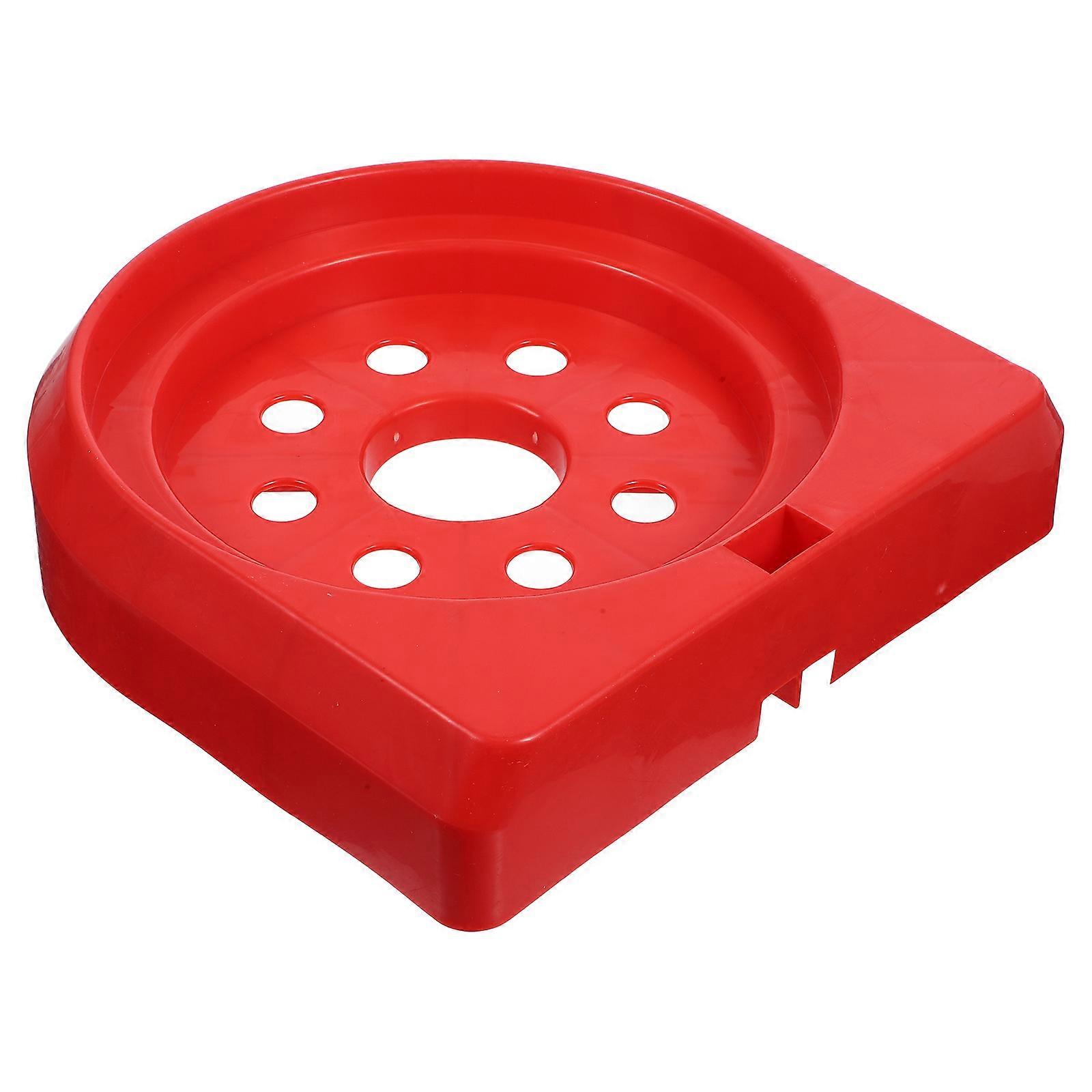 Plastic Fire Extinguisher Base Stand Wall Mount Holder Compatible with Extinguishers Space Saving Design Easy Installation for Home and Business